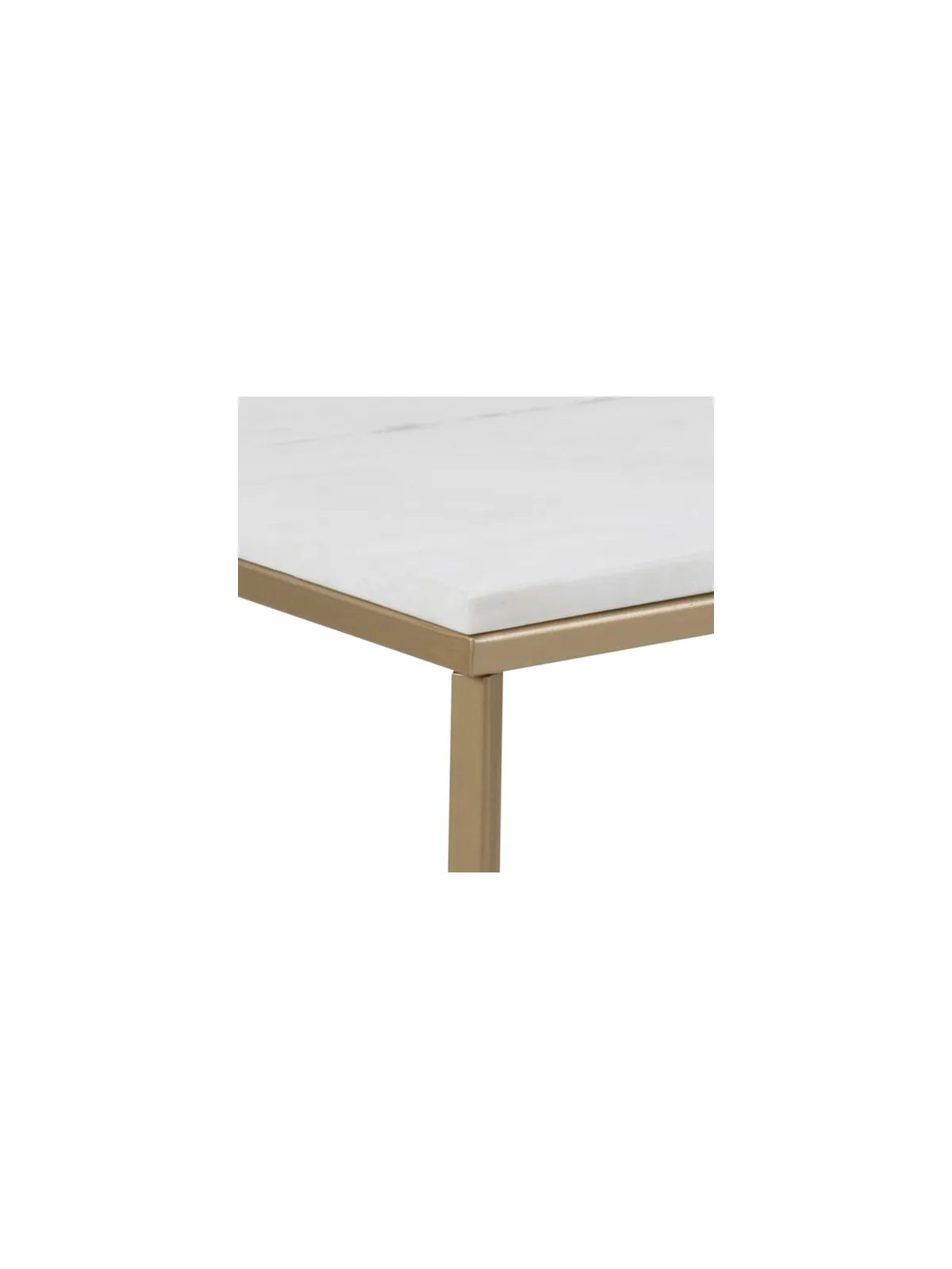 Marmor Couchtisch Alisma Weiss Guangxi Poliert Marmor