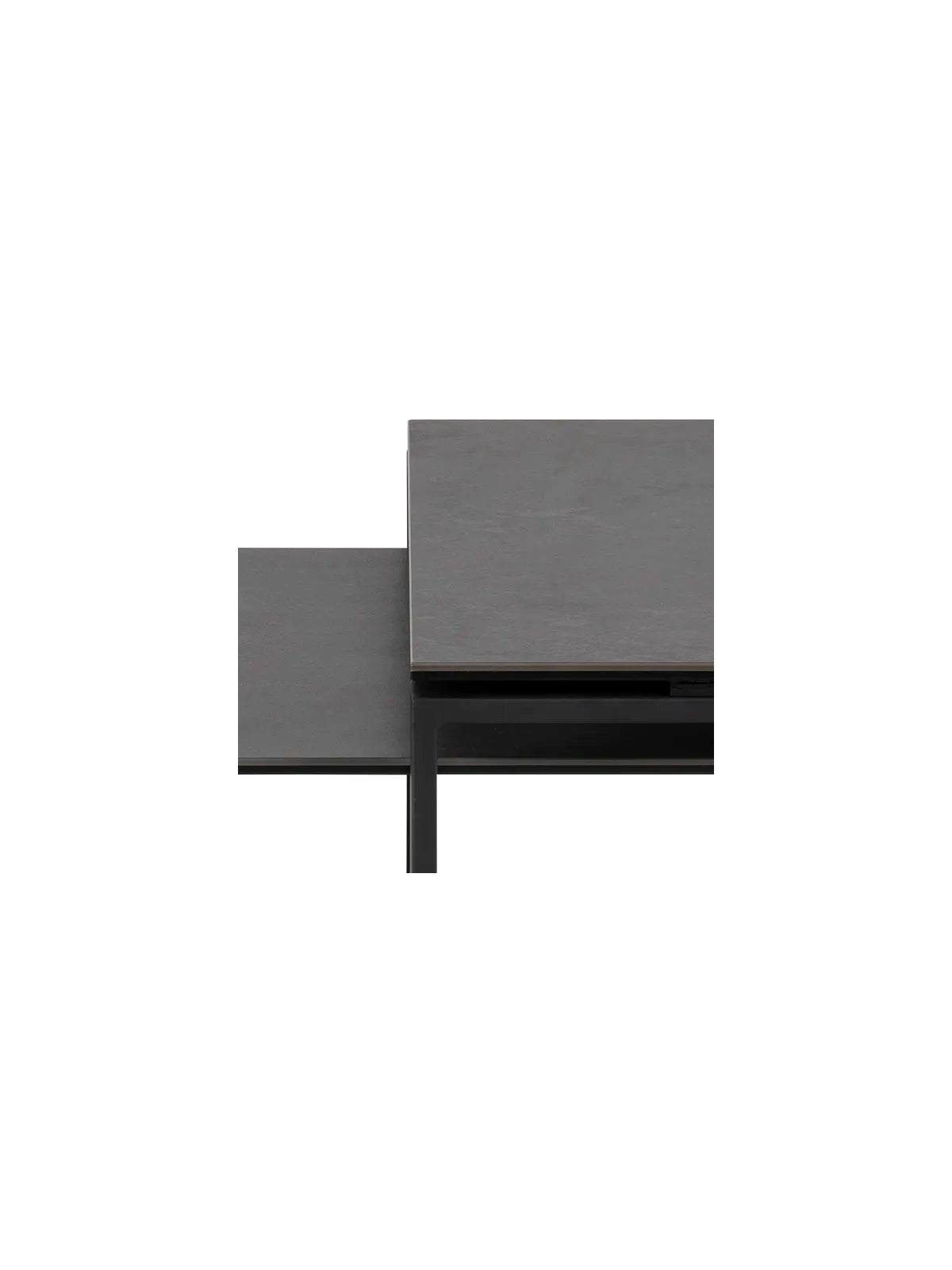 Katrine Couchtisch Schwarz Fairbanks Rau Keramisch