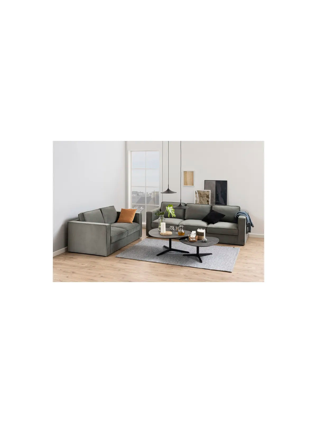 Barnsley Couchtisch Schwarz Fairbanks Rau Keramisch