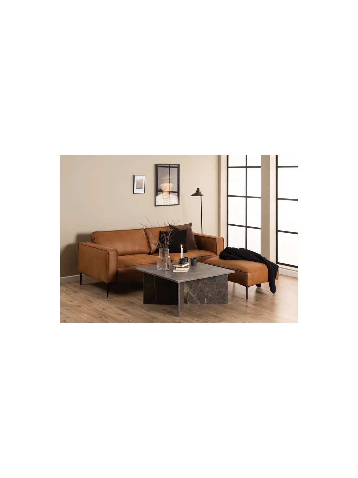 Marmor Couchtisch Vega Braun