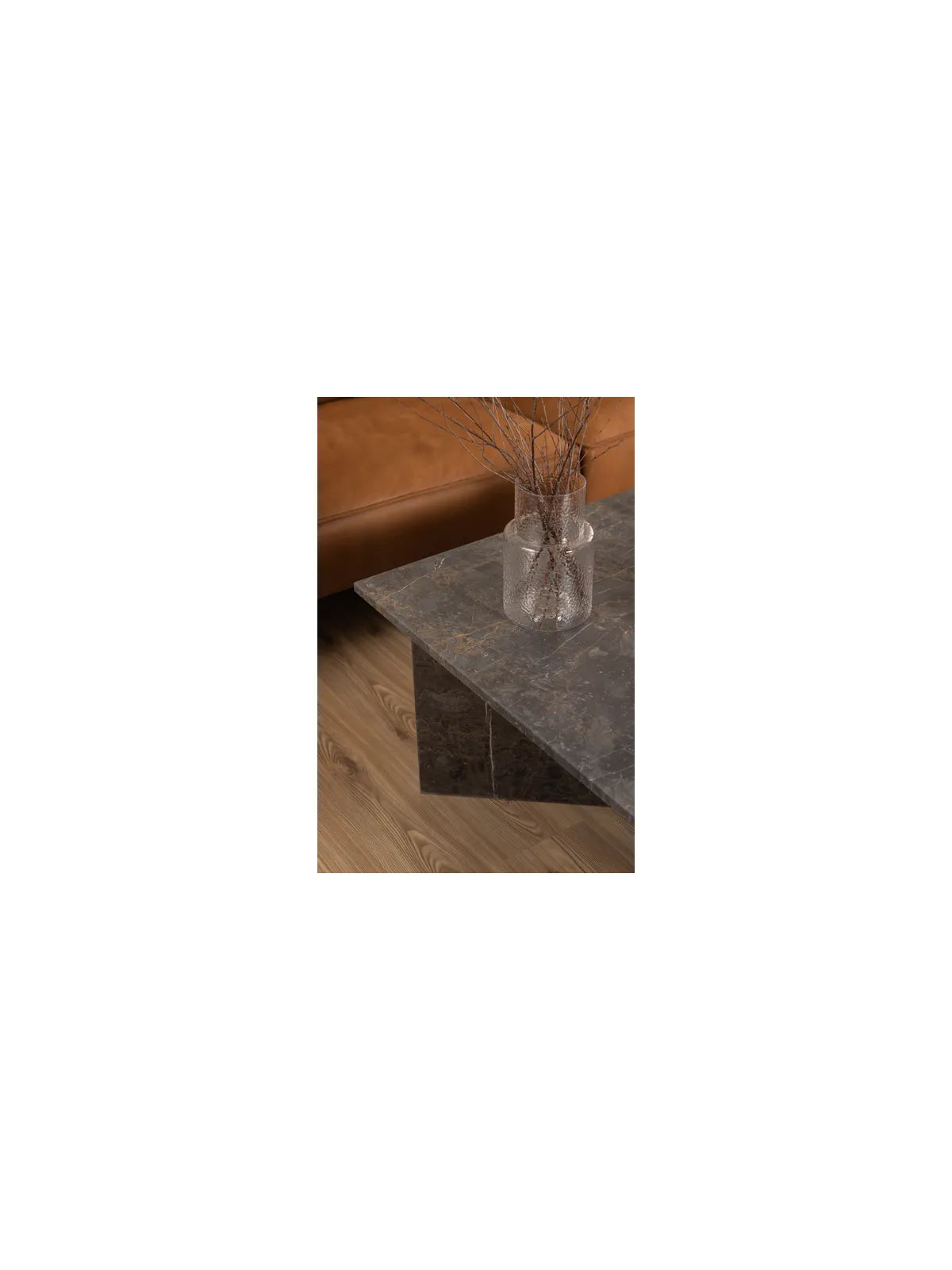 Marmor Couchtisch Vega Braun