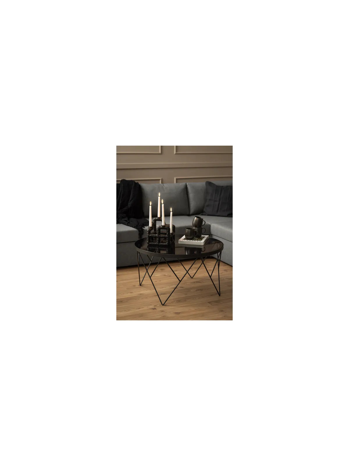 Halstow Couchtisch Rauch Gehärtetet Glas