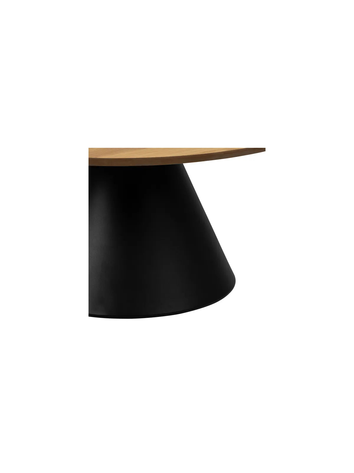 Runder Holz Couchtisch Soli Eiche