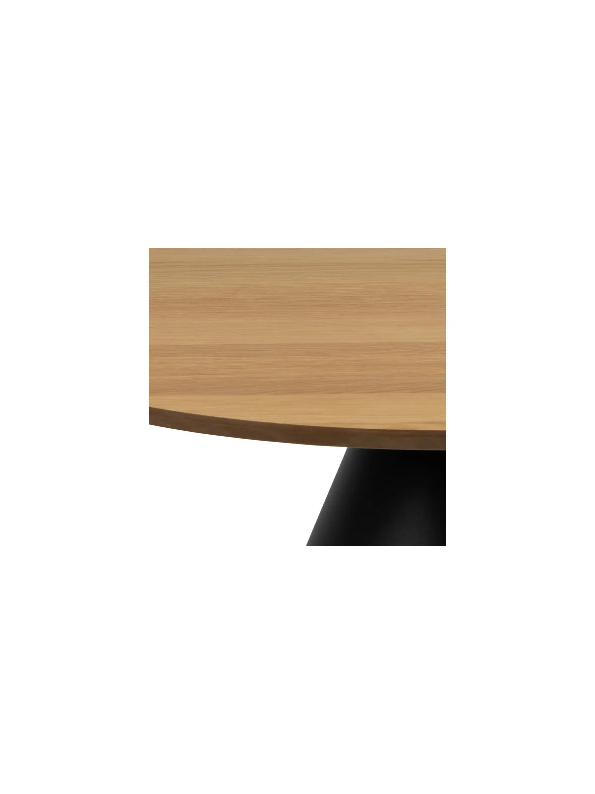 Runder Holz Couchtisch Soli Eiche