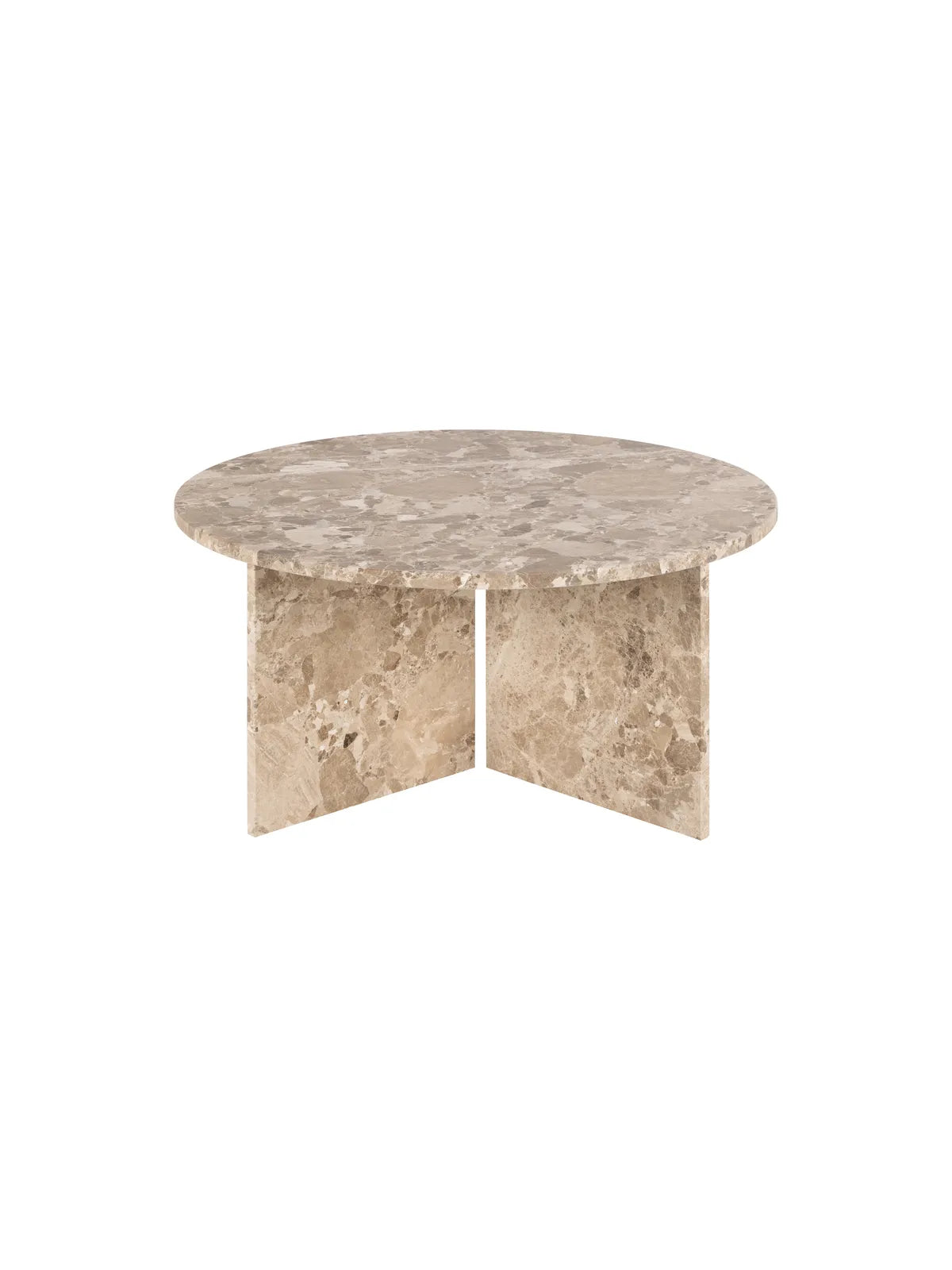 Runder Marmor Couchtisch Vega Latte
