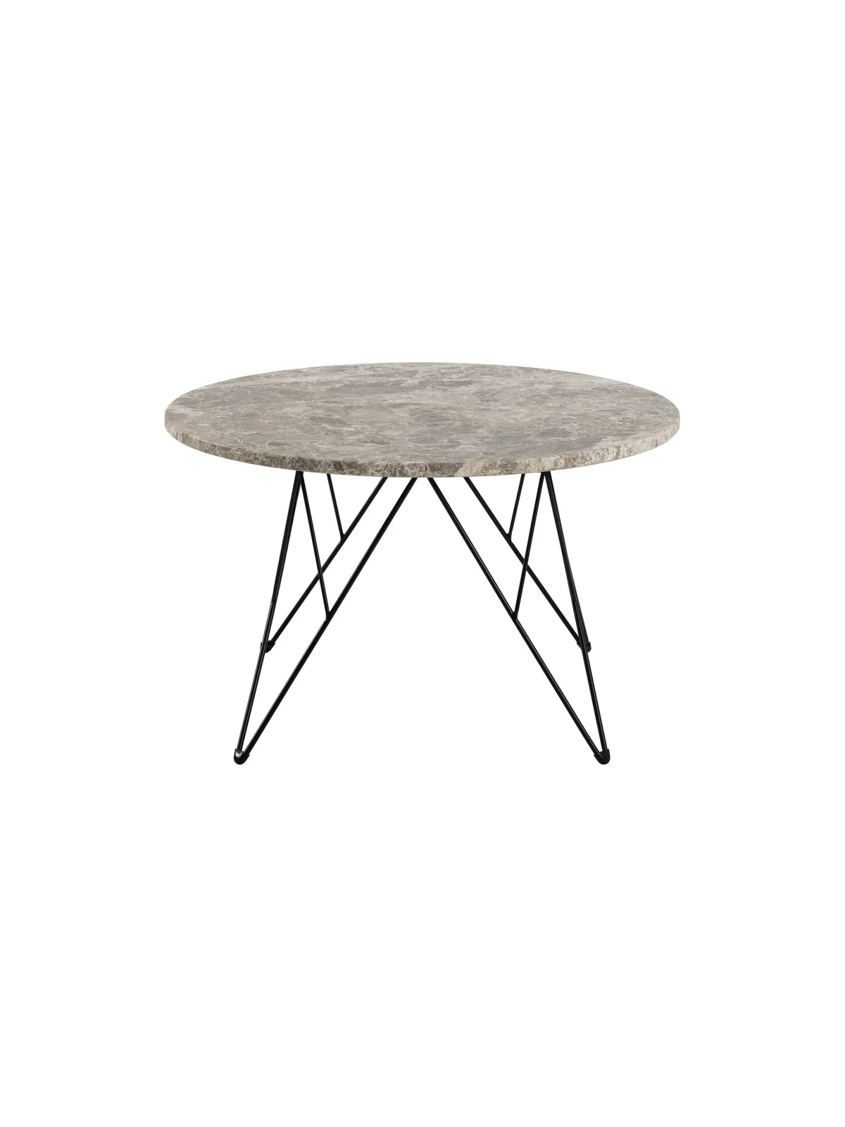 Runder Marmor Couchtisch Prunus Matt Braun Lackiert Marmor