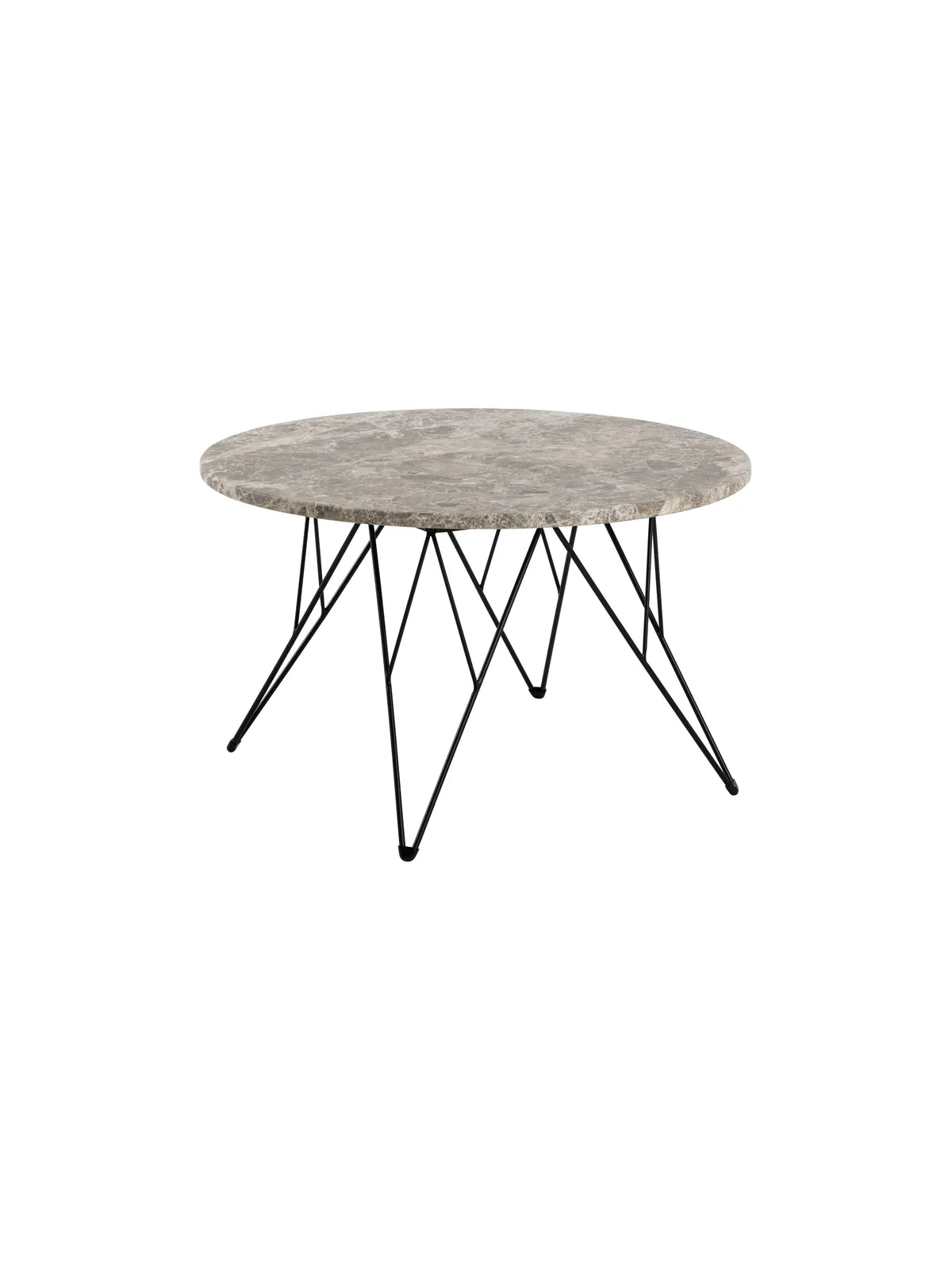 Runder Marmor Couchtisch Prunus Matt Braun Lackiert Marmor