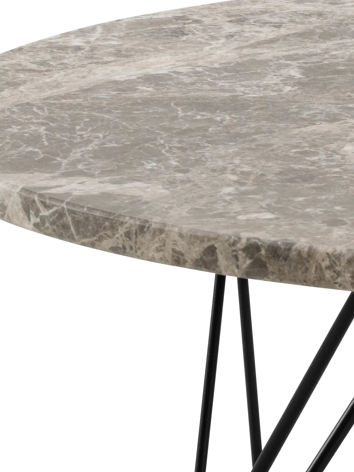 Runder Marmor Couchtisch Prunus Matt Braun Lackiert Marmor