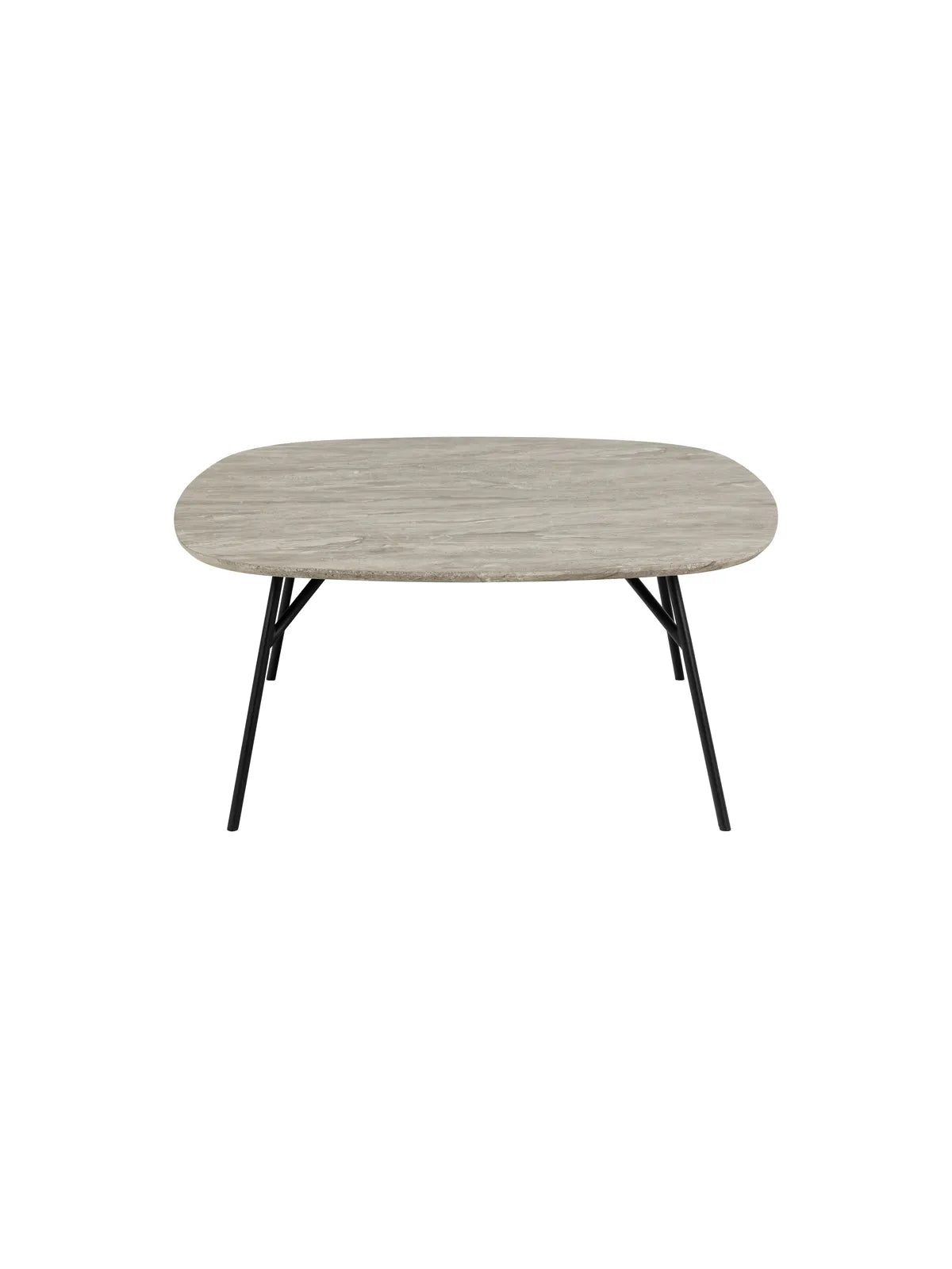 Caracas Couchtisch Grau Marmor River Rau Papier