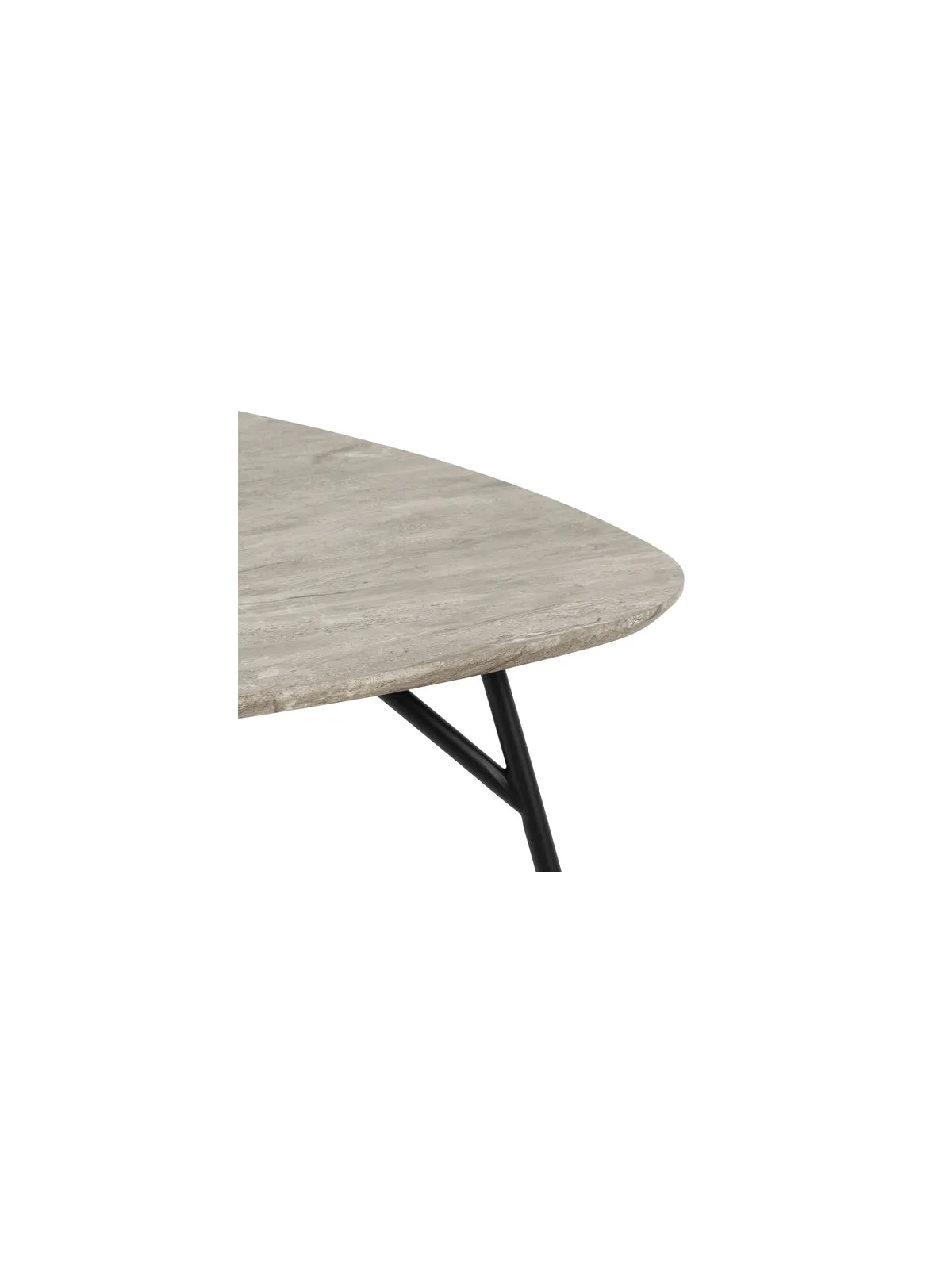 Caracas Couchtisch Grau Marmor River Rau Papier