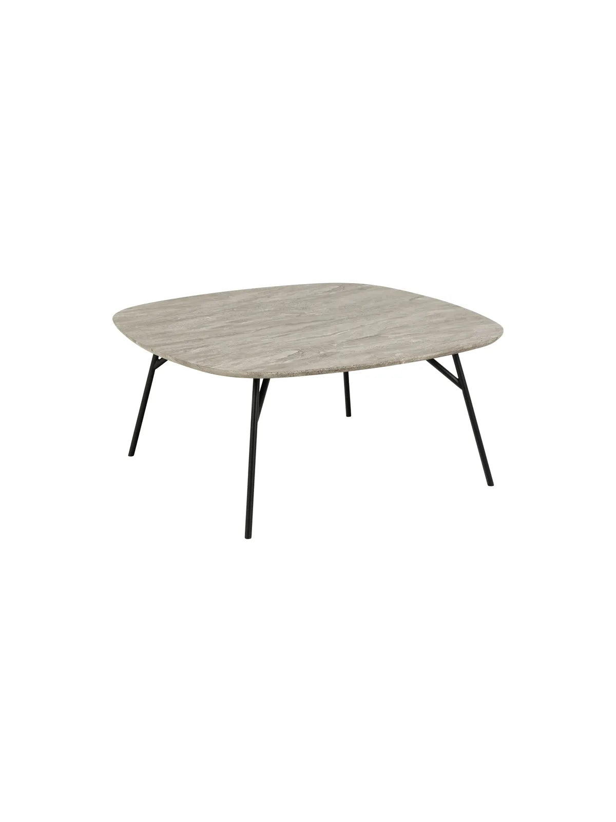 Caracas Couchtisch Grau Marmor River Rau Papier