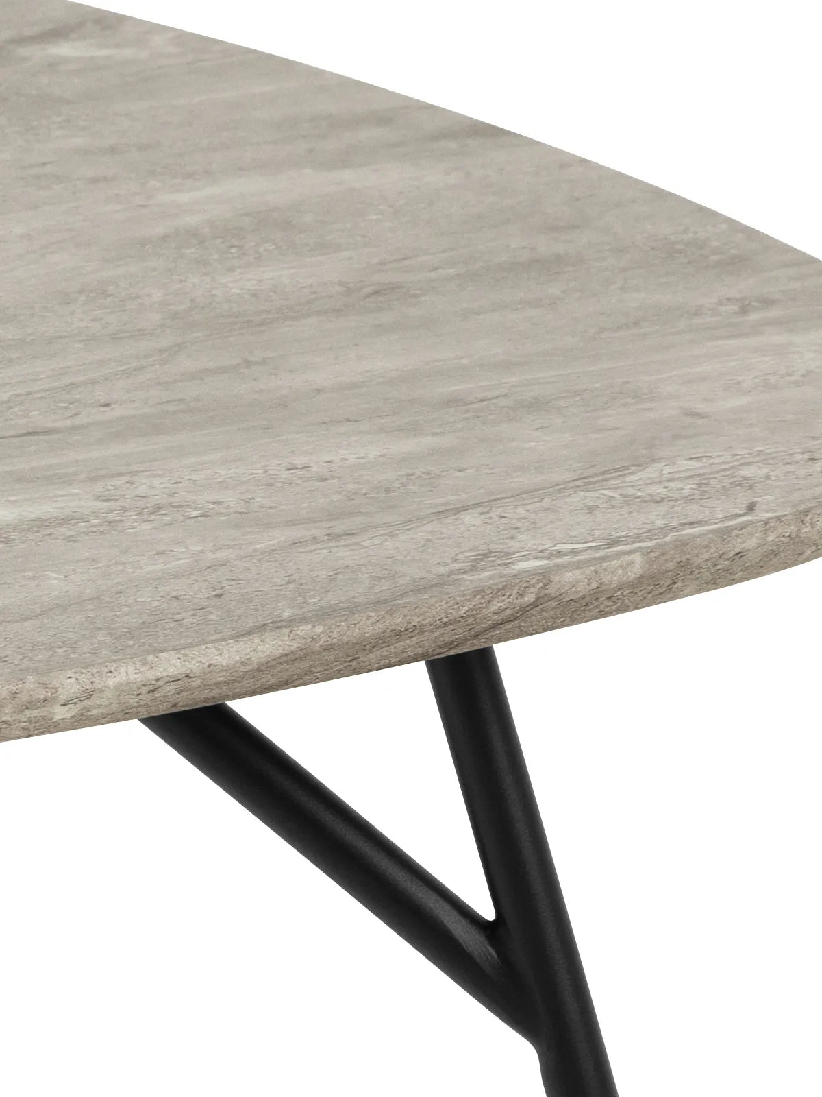 Caracas Couchtisch Grau Marmor River Rau Papier