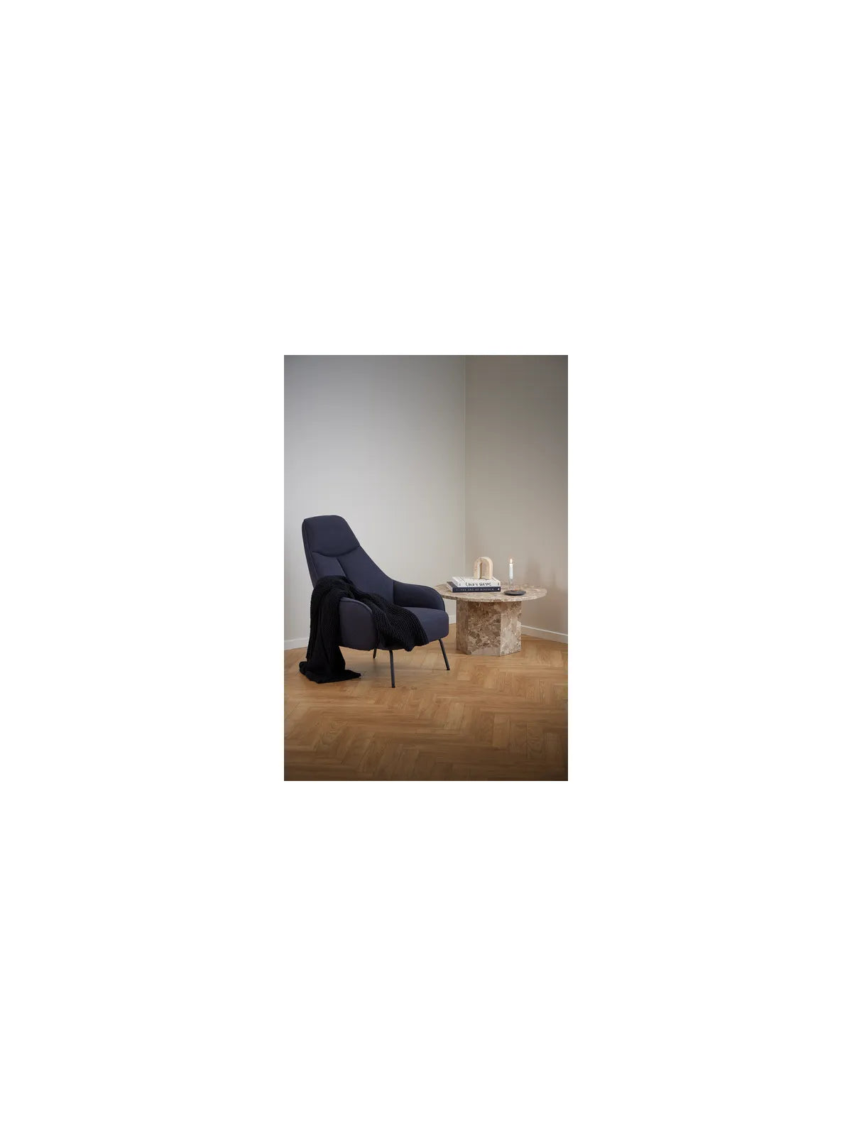 Naxos Couchtisch Matt Latte Lackiert Marmor
