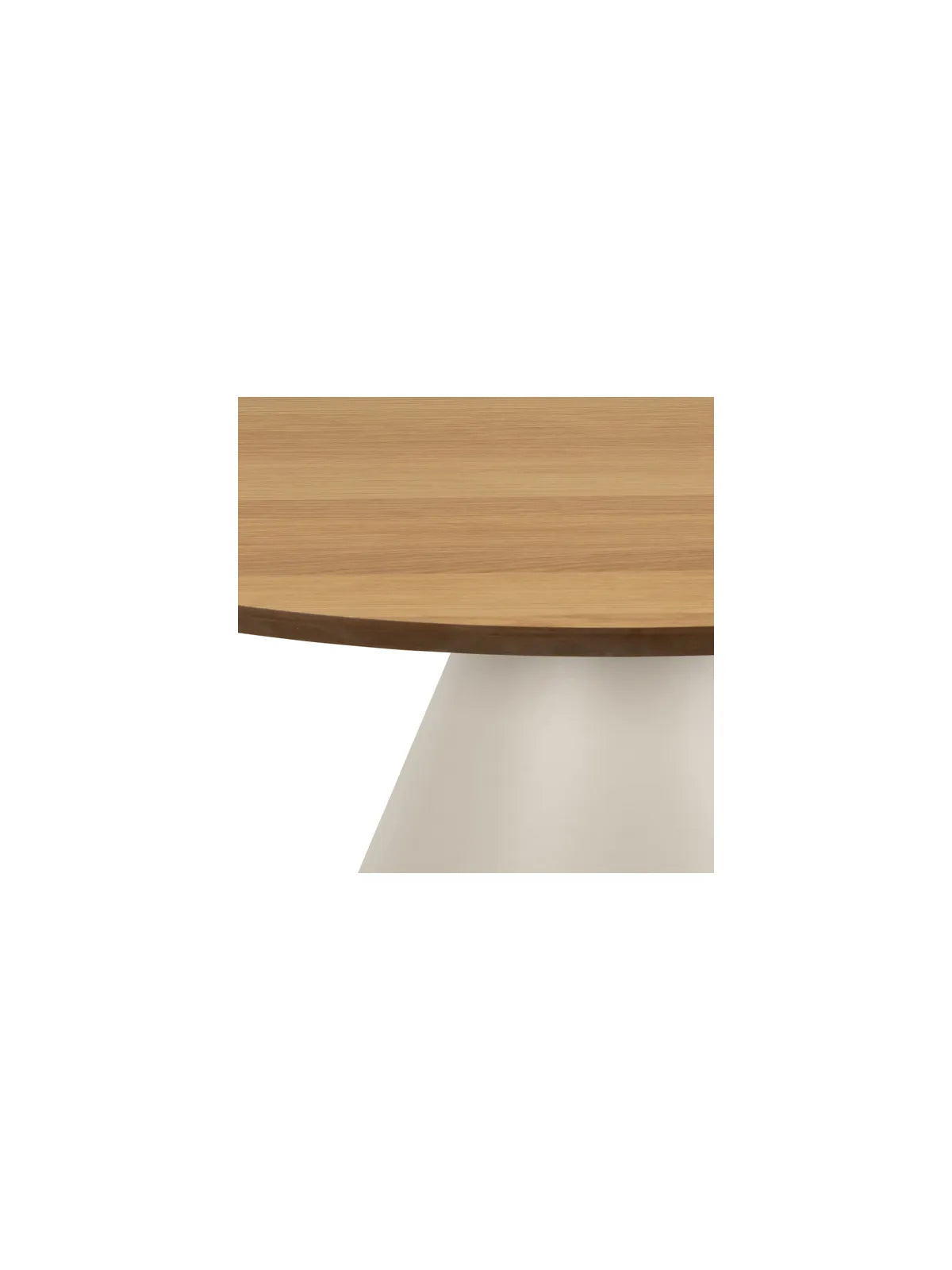 Runder Holz Couchtisch Soli Eiche