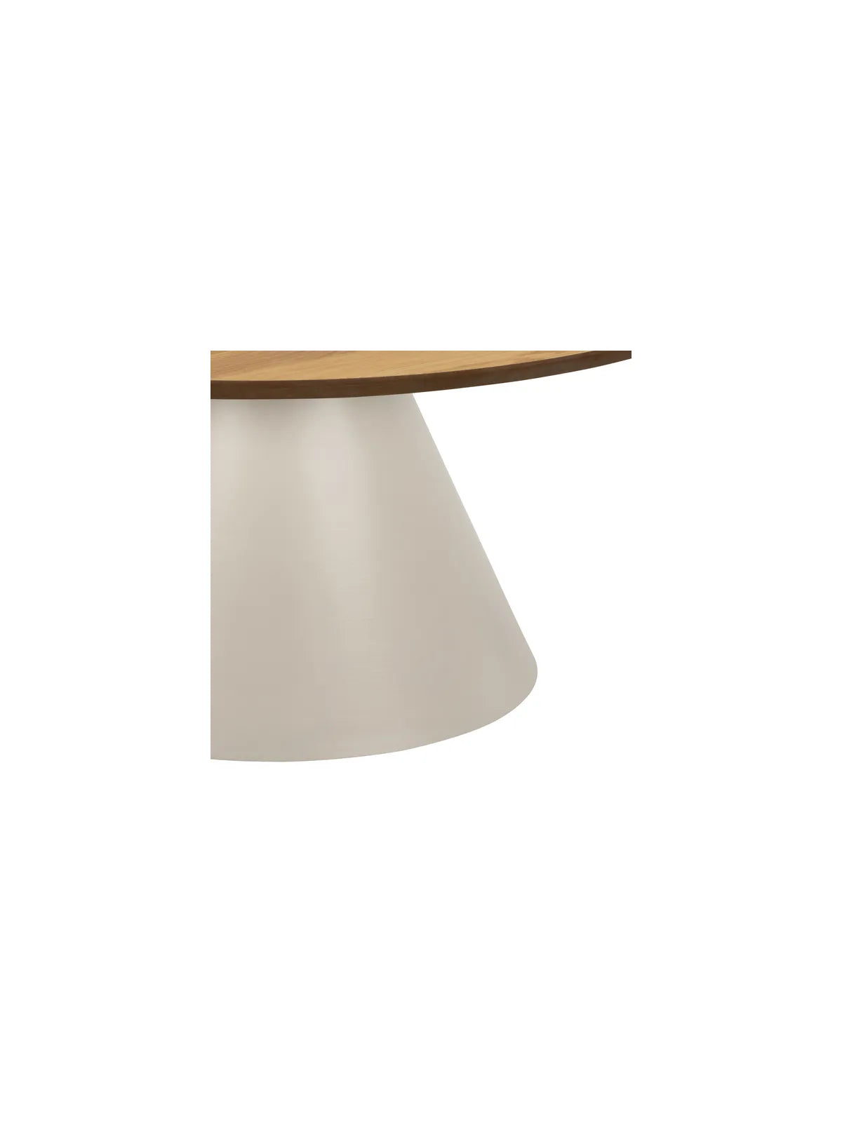 Runder Holz Couchtisch Soli Eiche