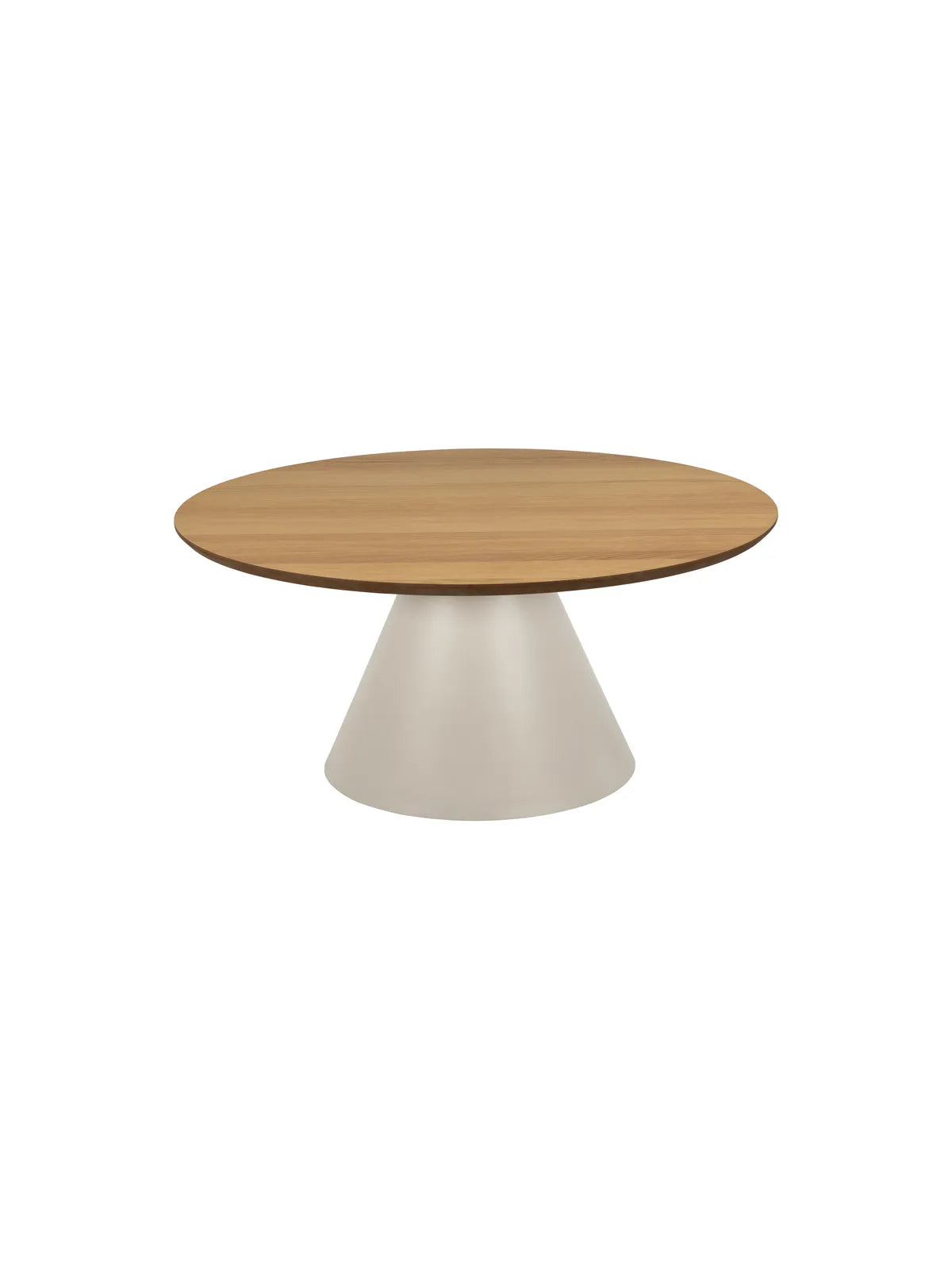 Runder Holz Couchtisch Soli Eiche