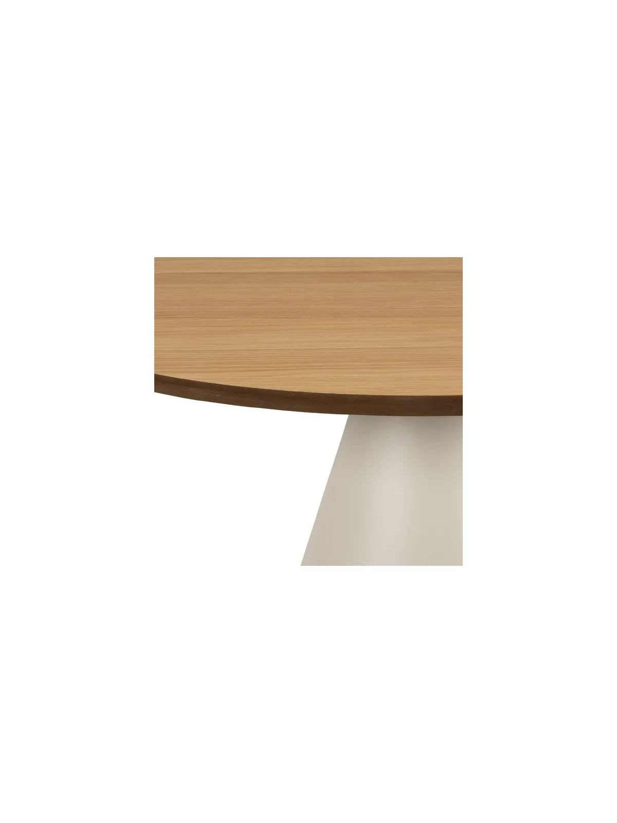 Runder Holz Couchtisch Soli Eiche