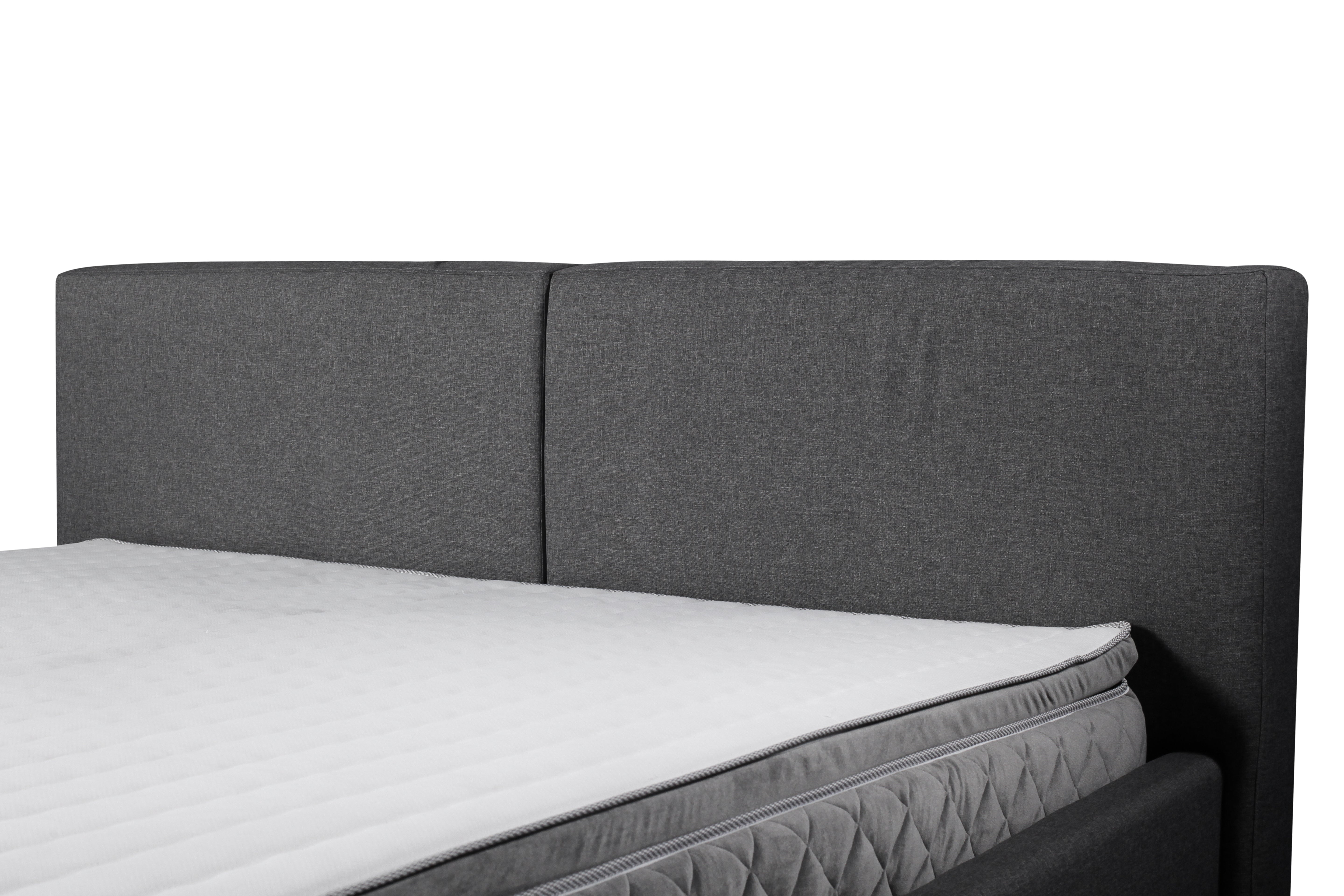 Polsterbett Mia Schwarz – Premium Samtstoff