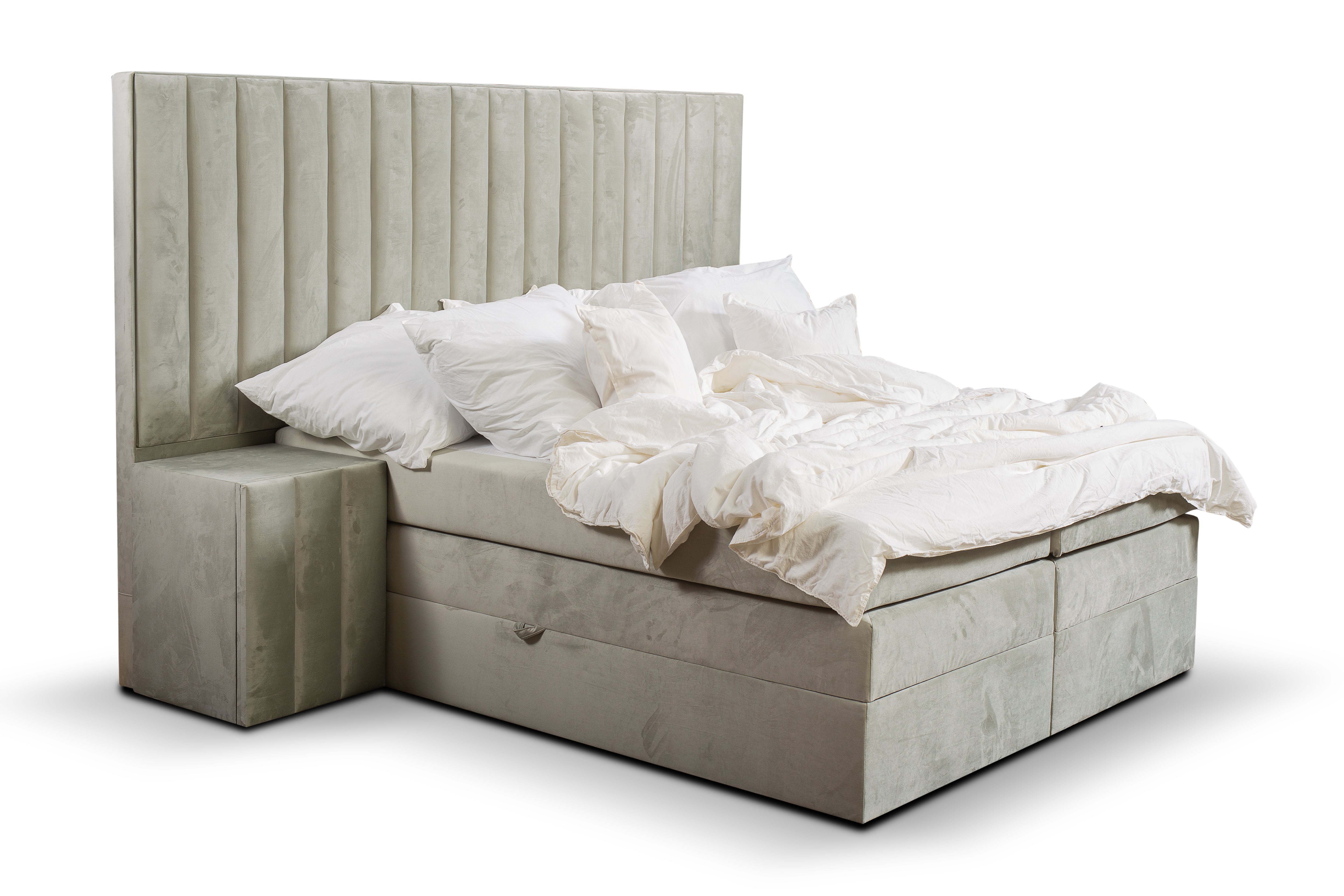 Londi Duo XL – Boxspringbett mit Komfortkopfteil