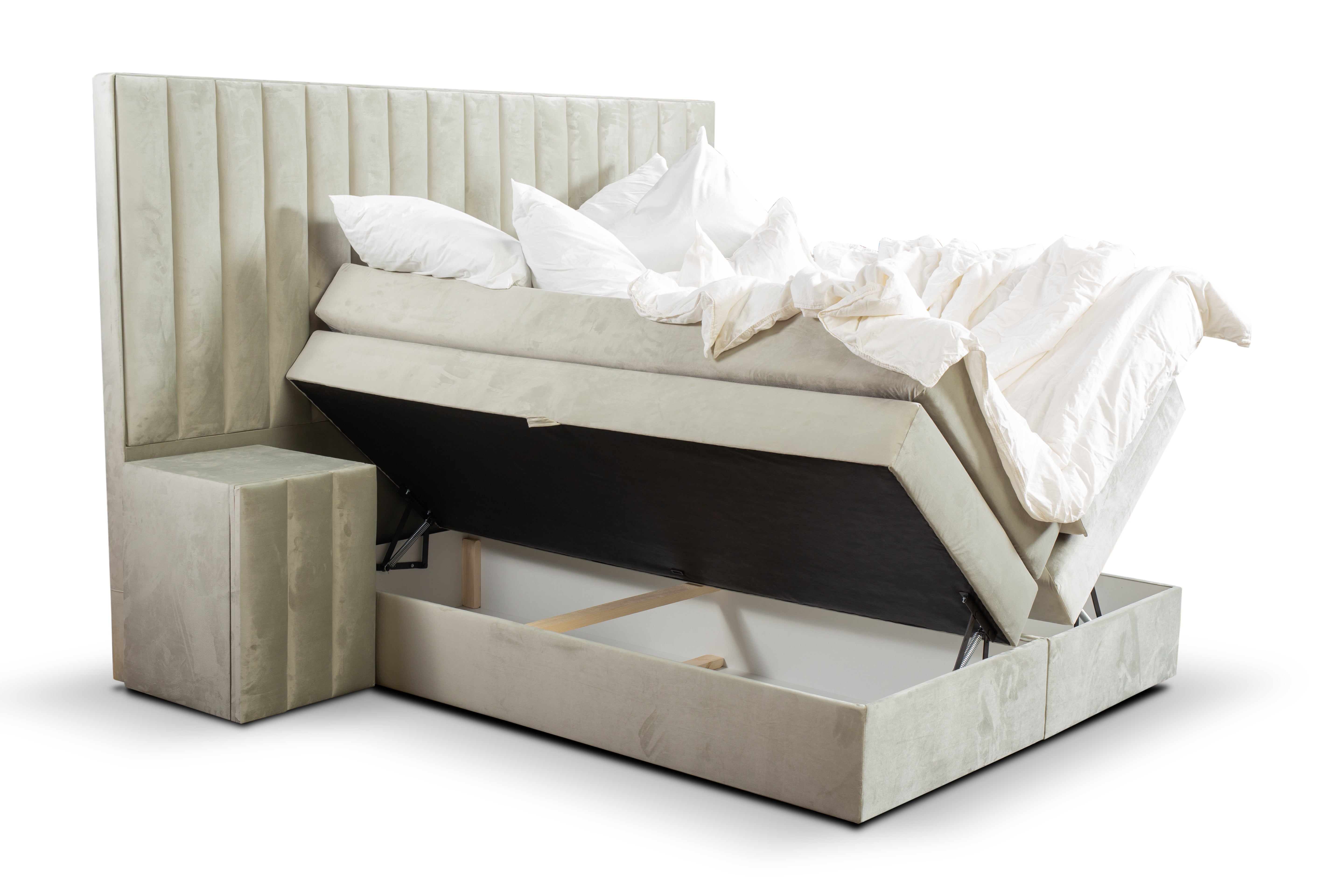 Londi Duo XL – Boxspringbett mit Komfortkopfteil
