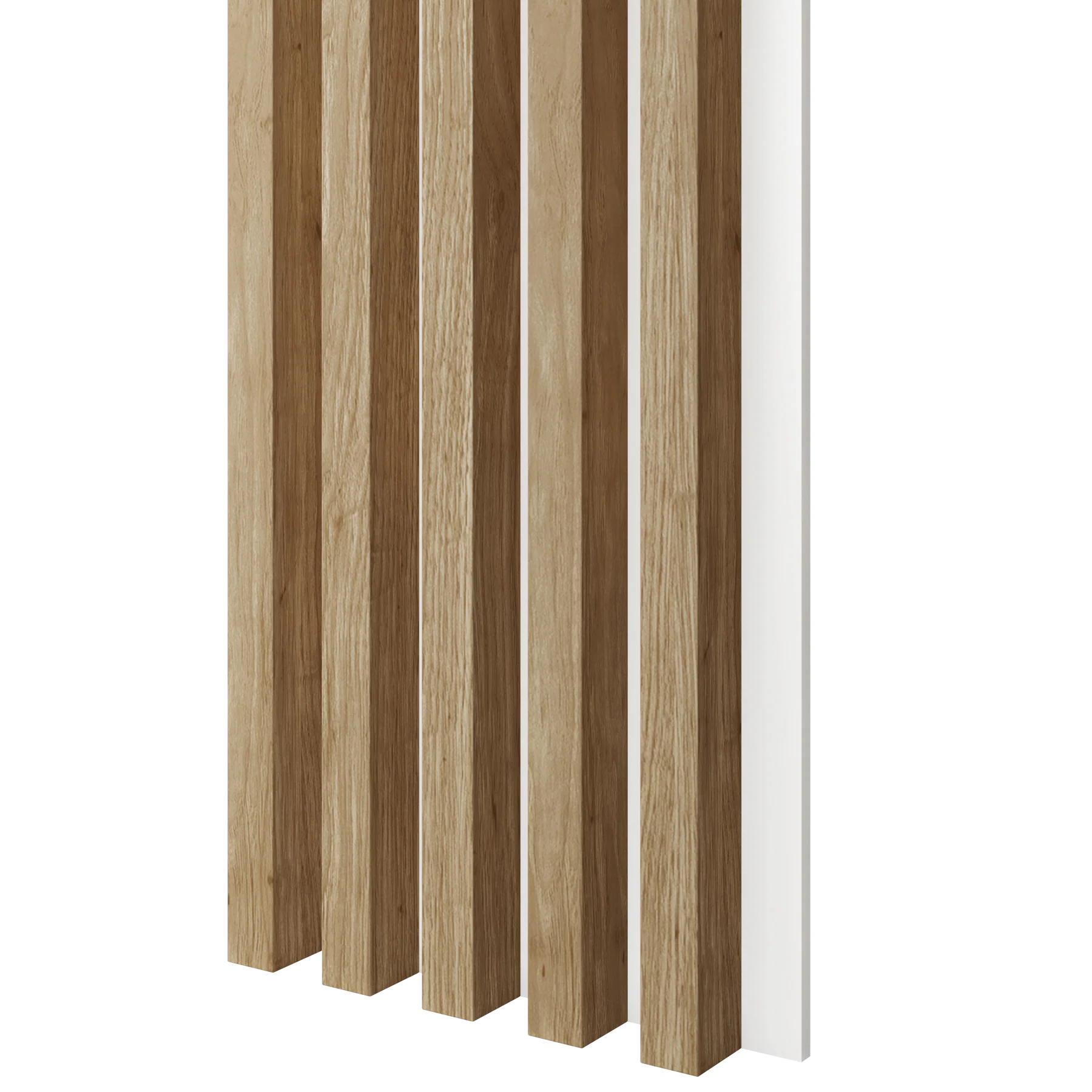 Slim-Lamellen auf MDF-Platte
