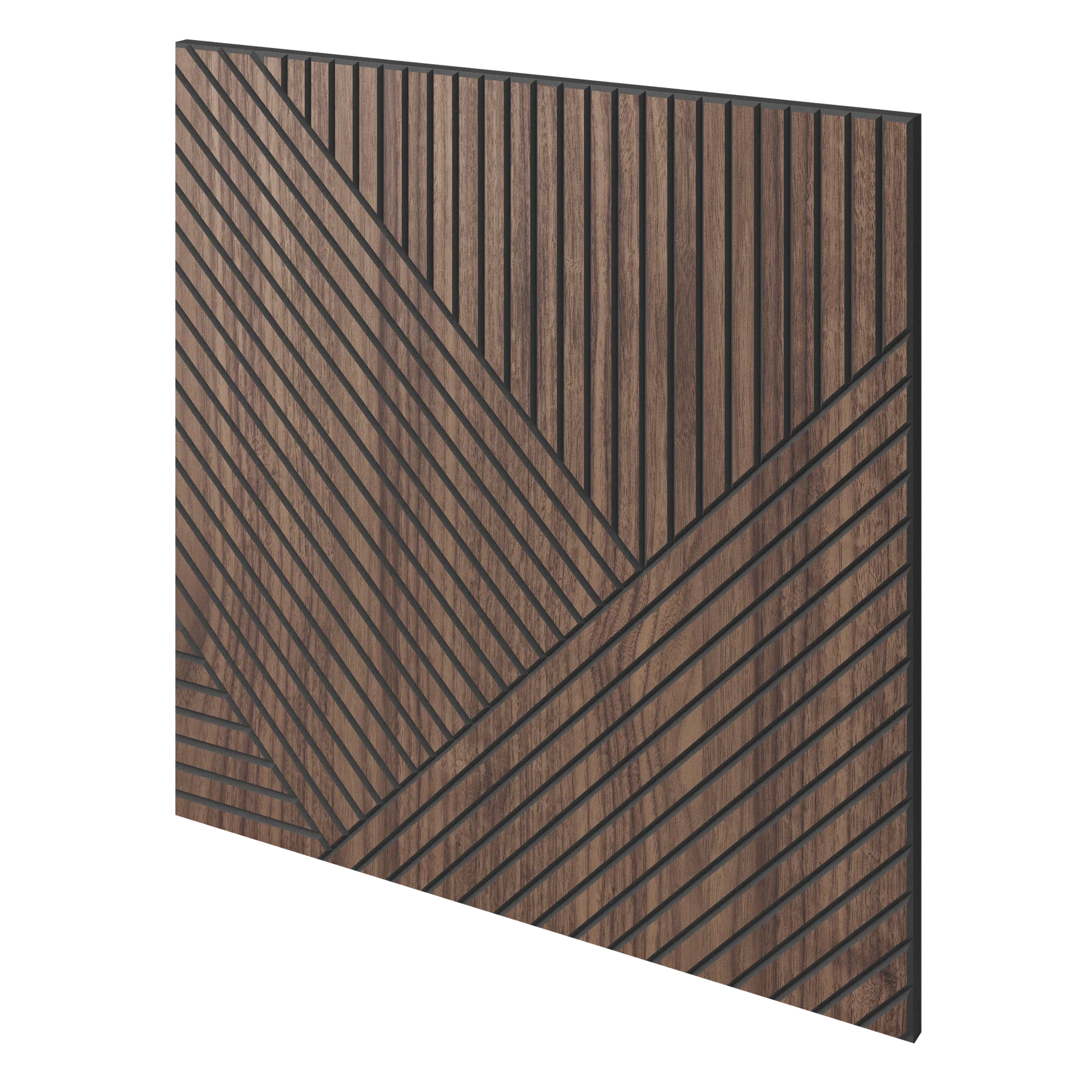 Gefräste Lamellenplatte 60x60