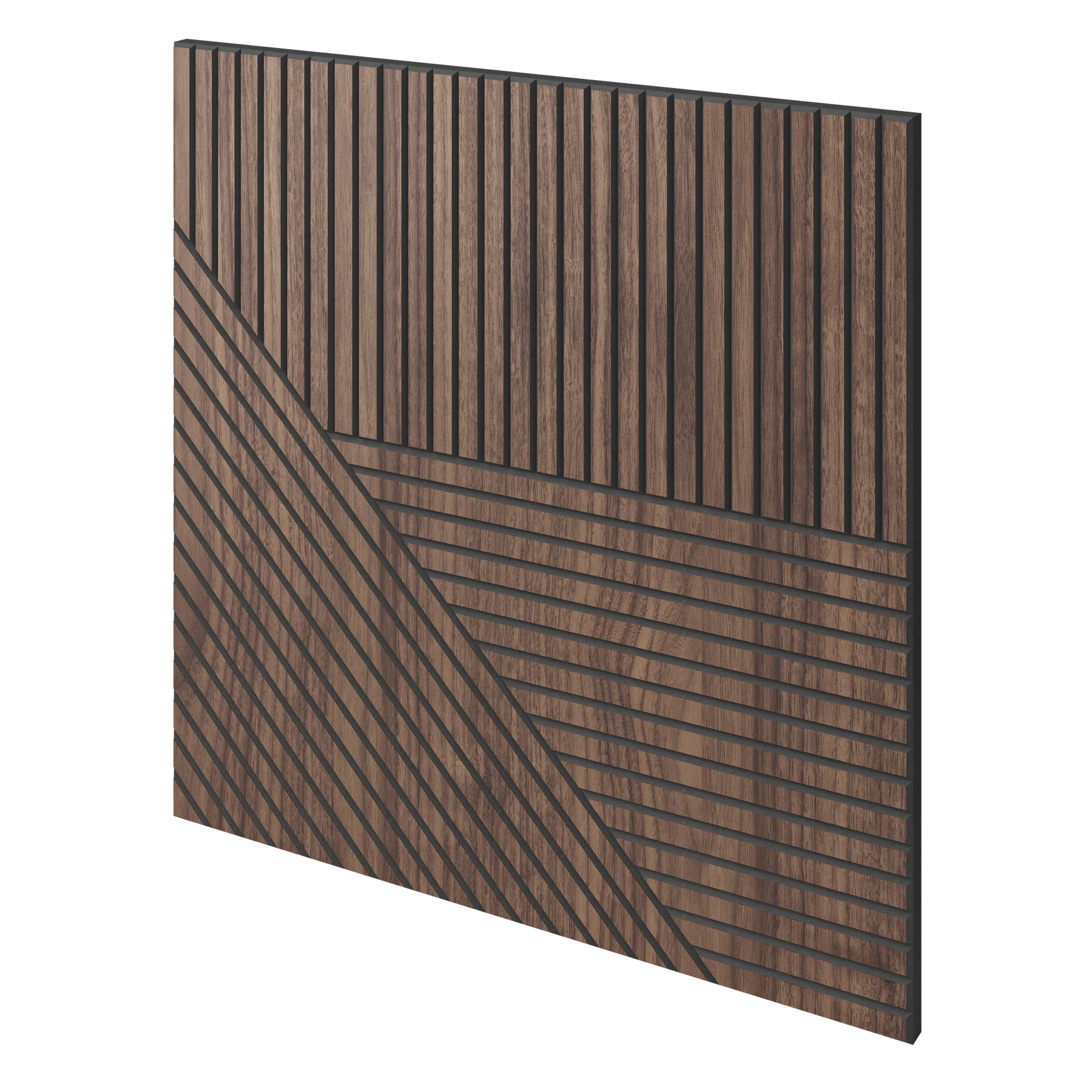 Gefräste Lamellenplatte 60x60