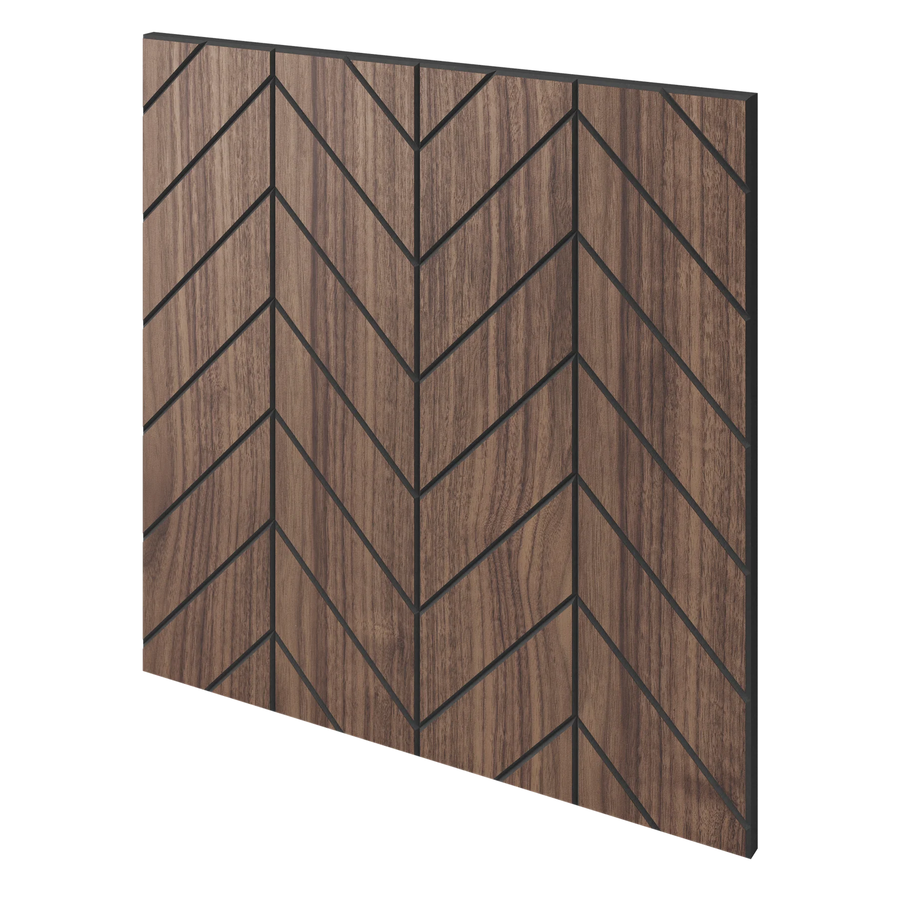 Gefräste Lamellenplatte 60x60