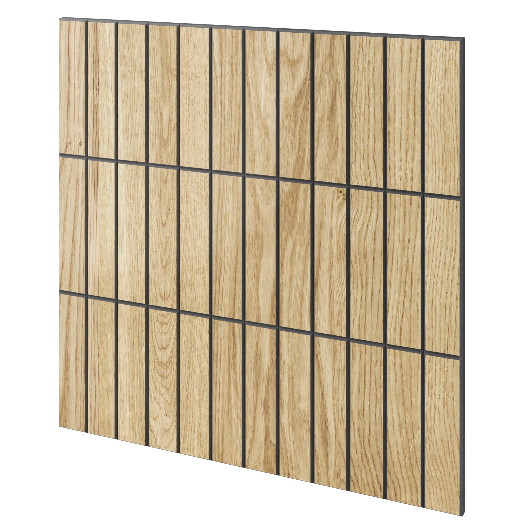 Gefräste Lamellenplatte 60x60