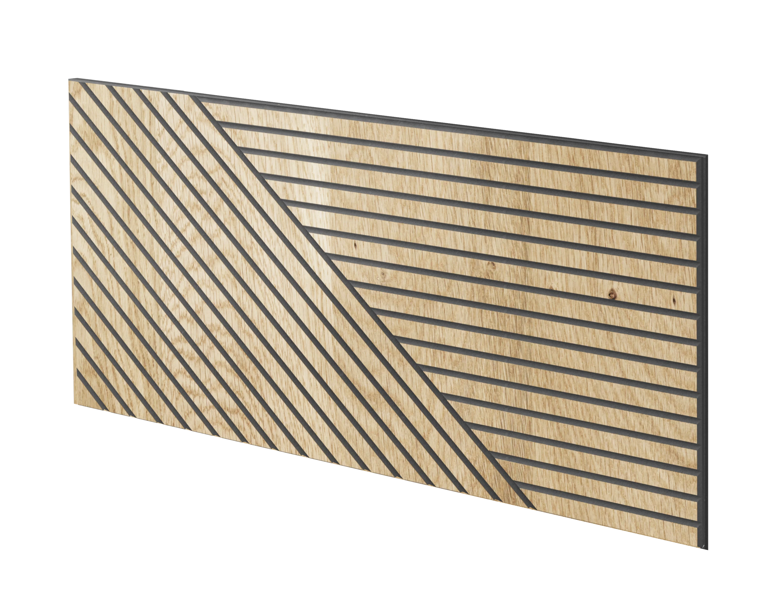 Gefräste Lamellenplatte 60x30
