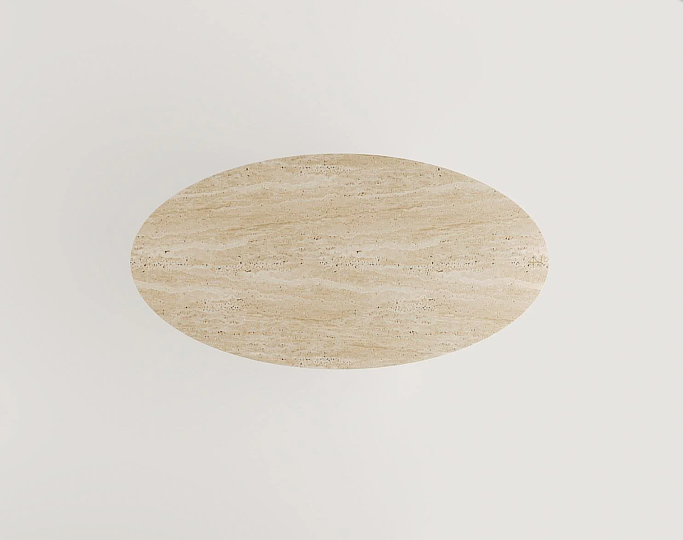 Apolline Travertin Esstisch Oval