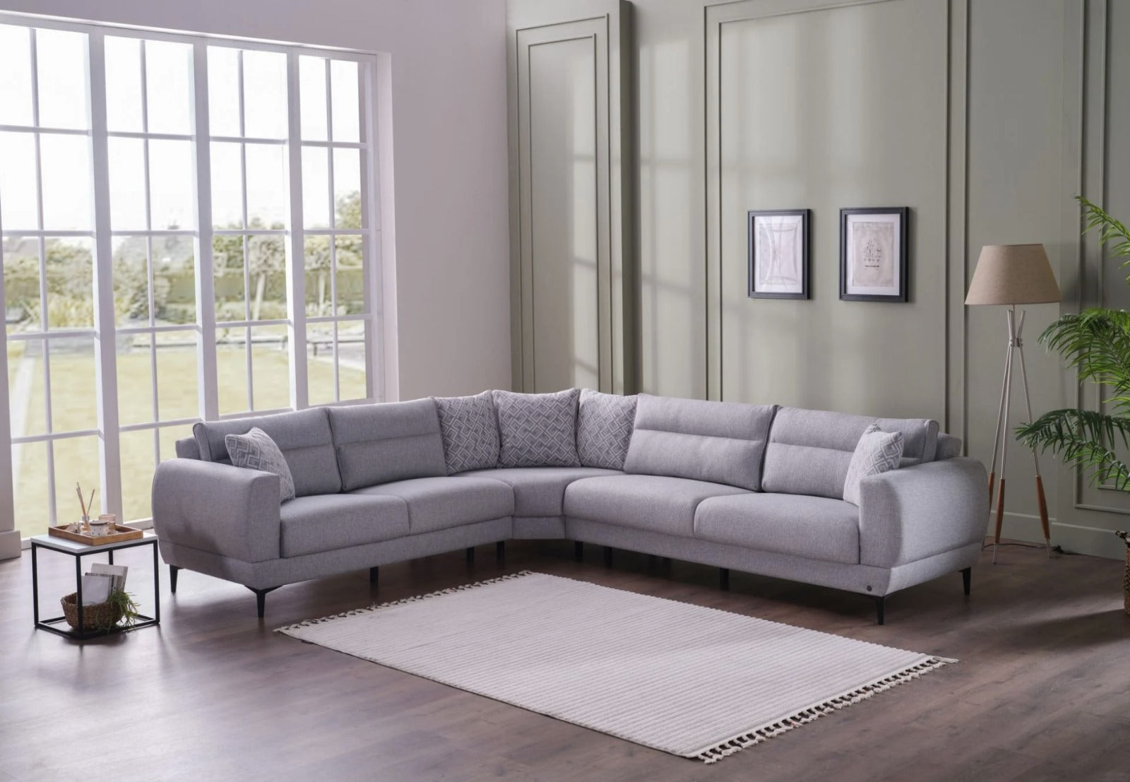 Metropol Ecksofa Grau