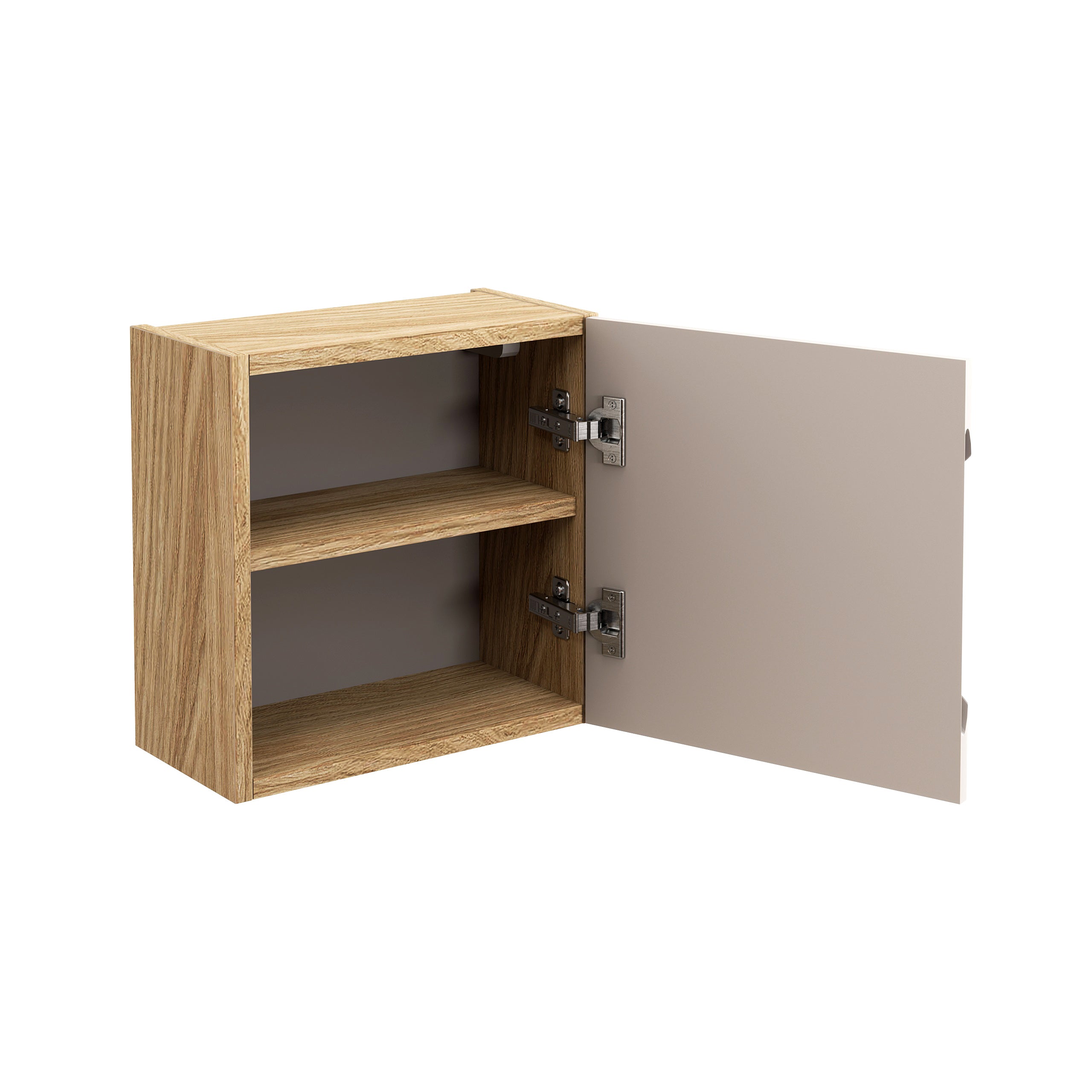 Luxor Oberschrank Qubik 35X35Cm 1 Tür Beige, Eiche geölt