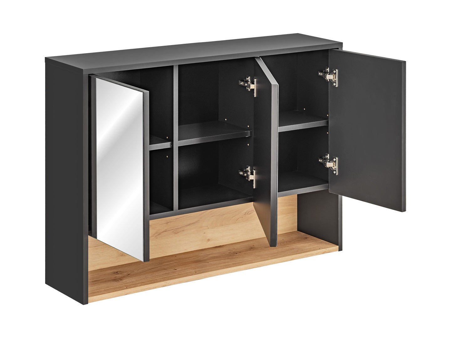 Borneo Spiegelschrank 100 cm 3 Türen