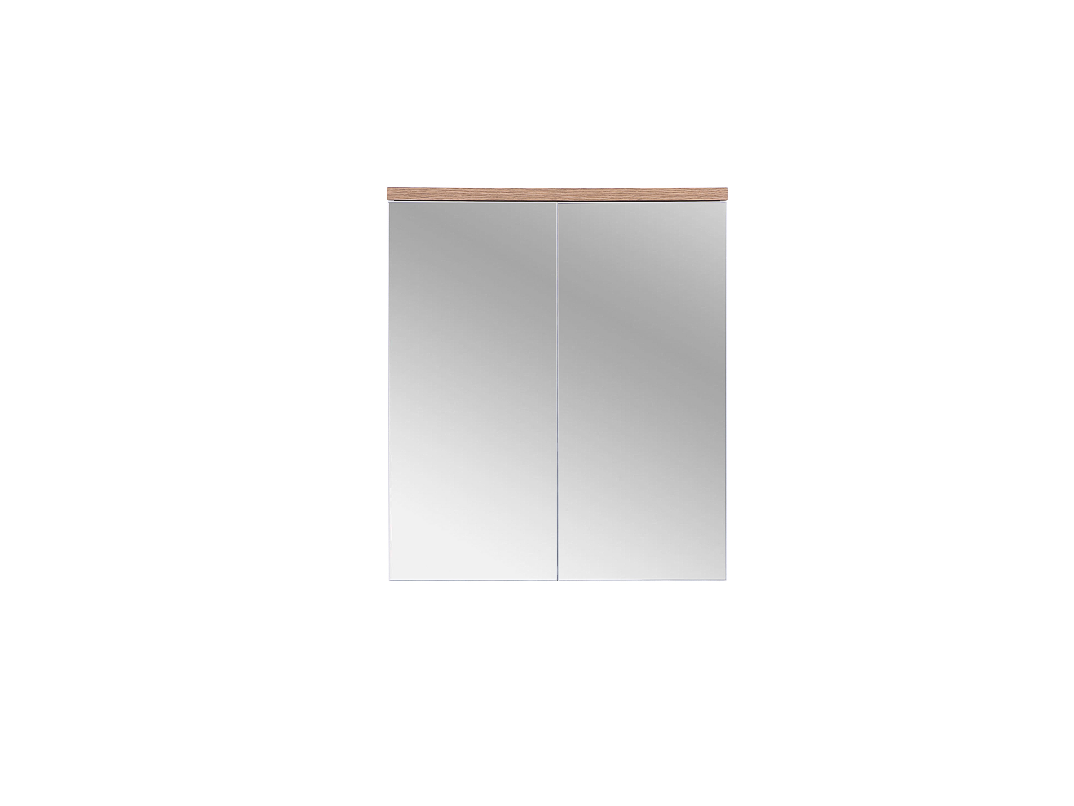 Bali Spiegelschrank 60 cm 2 Türen Weiß