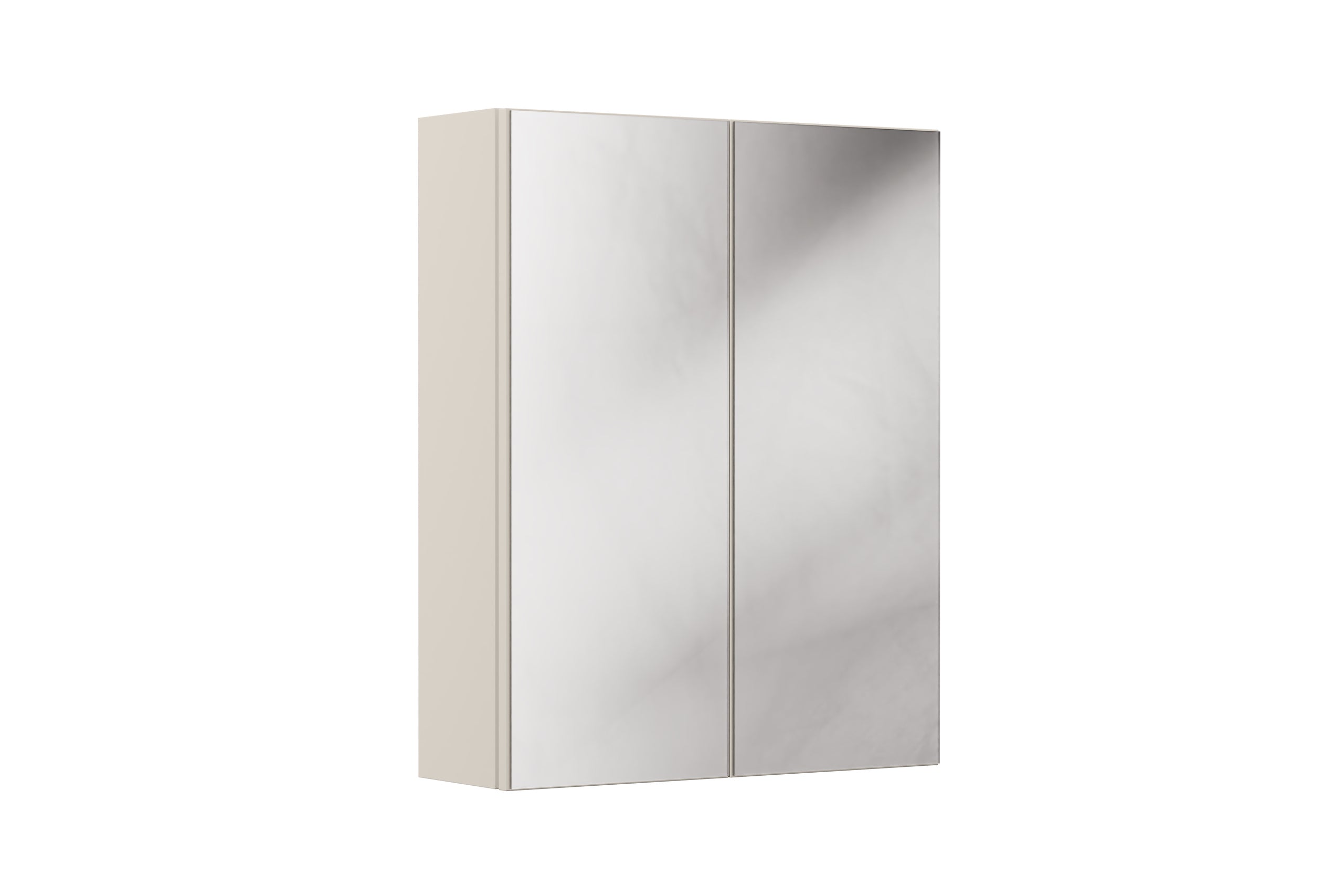 Kaschmir-Spiegelschrank 60 cm, 2 Türen