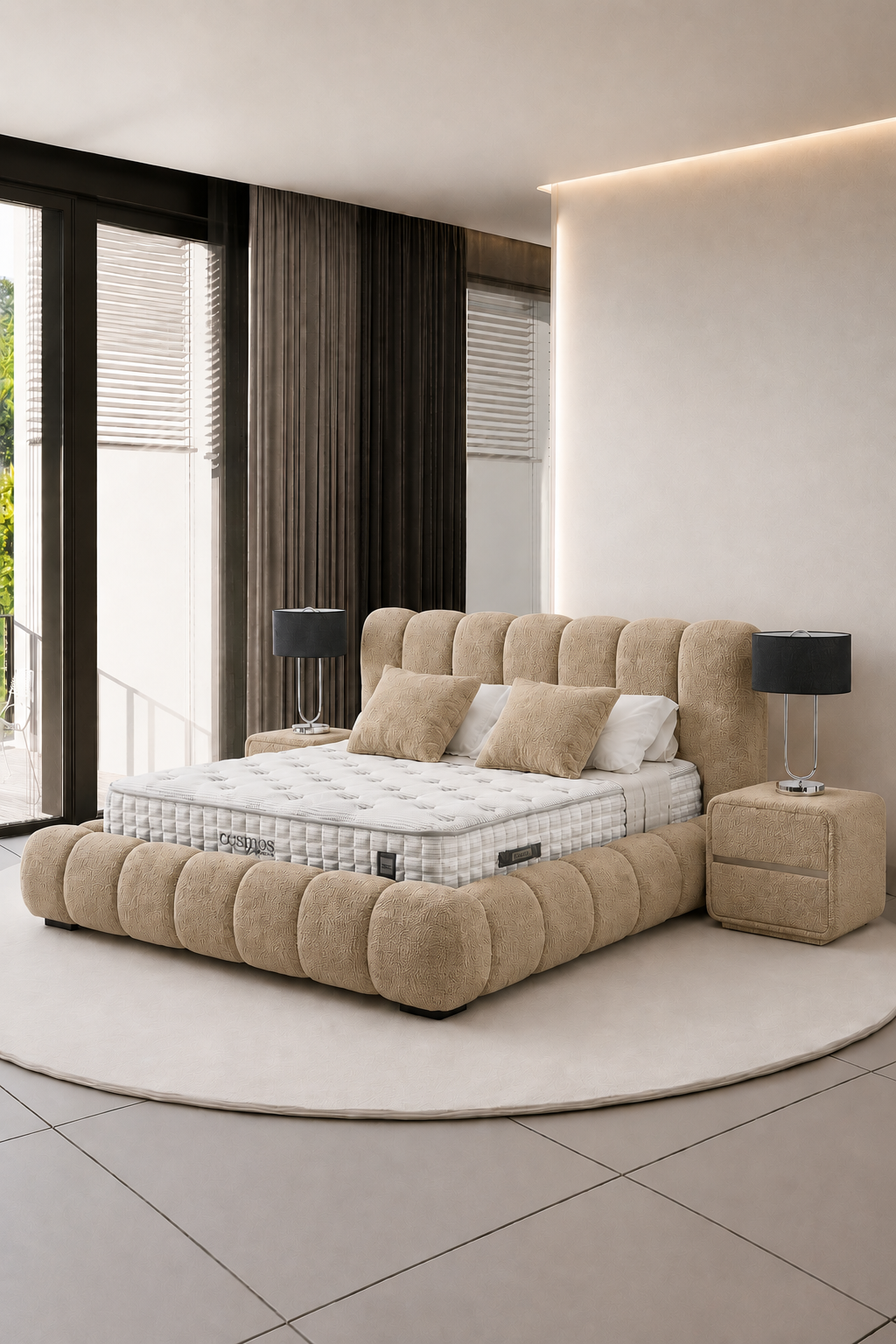 Cosmos Nebras Bett mit Bettkasten