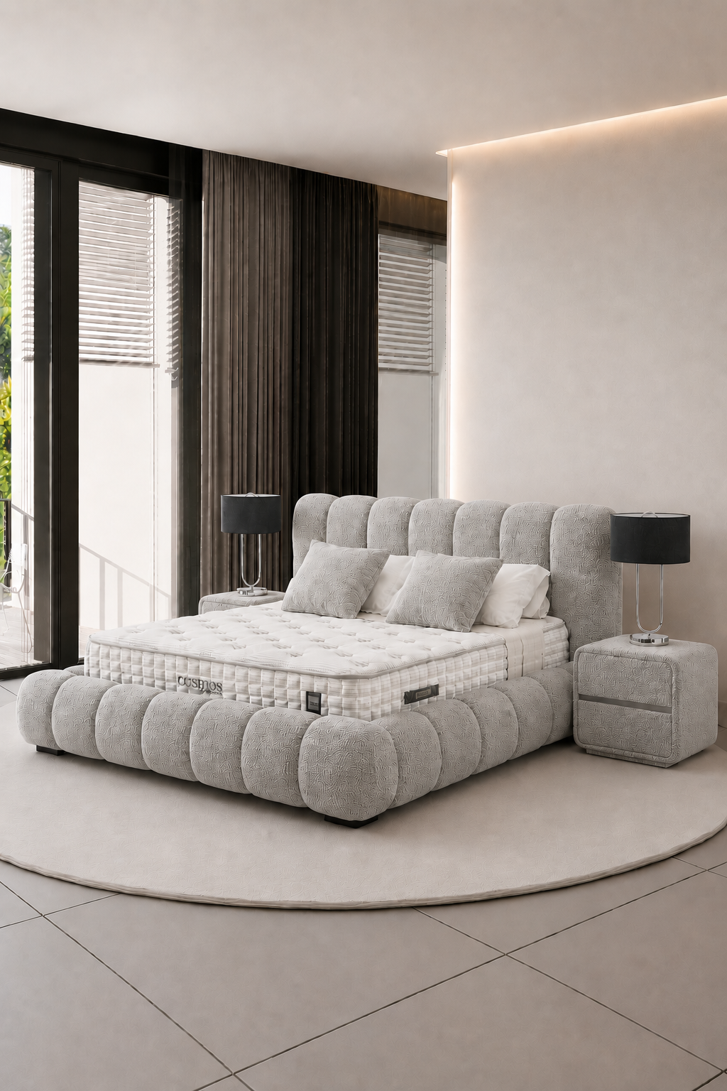 Cosmos Nebras Bett mit Bettkasten