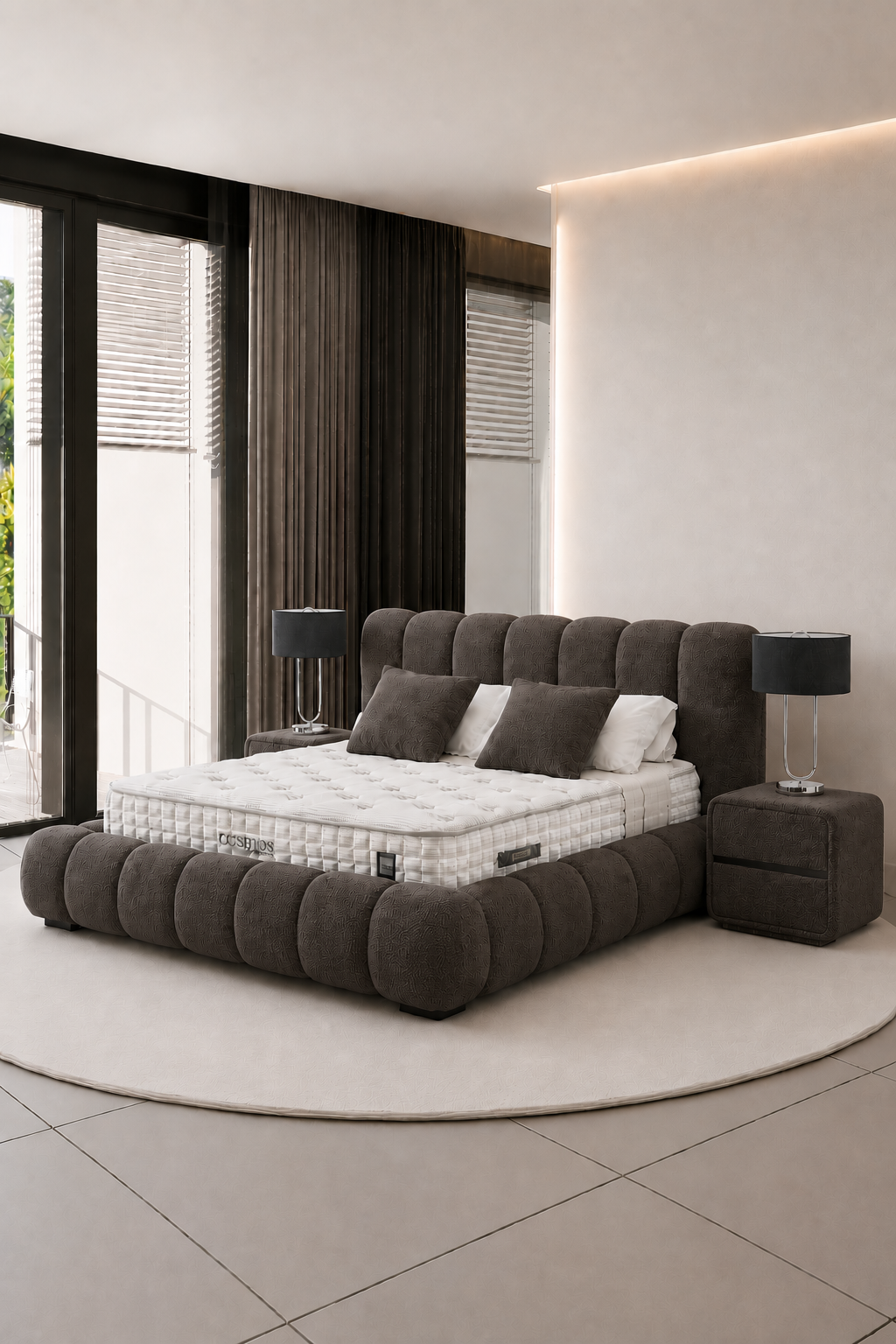 Cosmos Nebras Bett mit Bettkasten