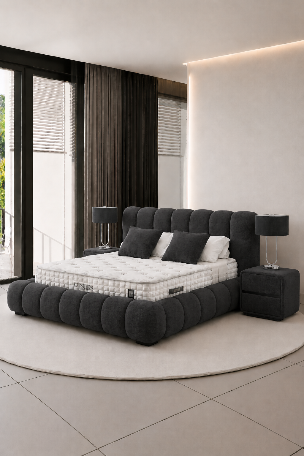 Cosmos Nebras Bett mit Bettkasten