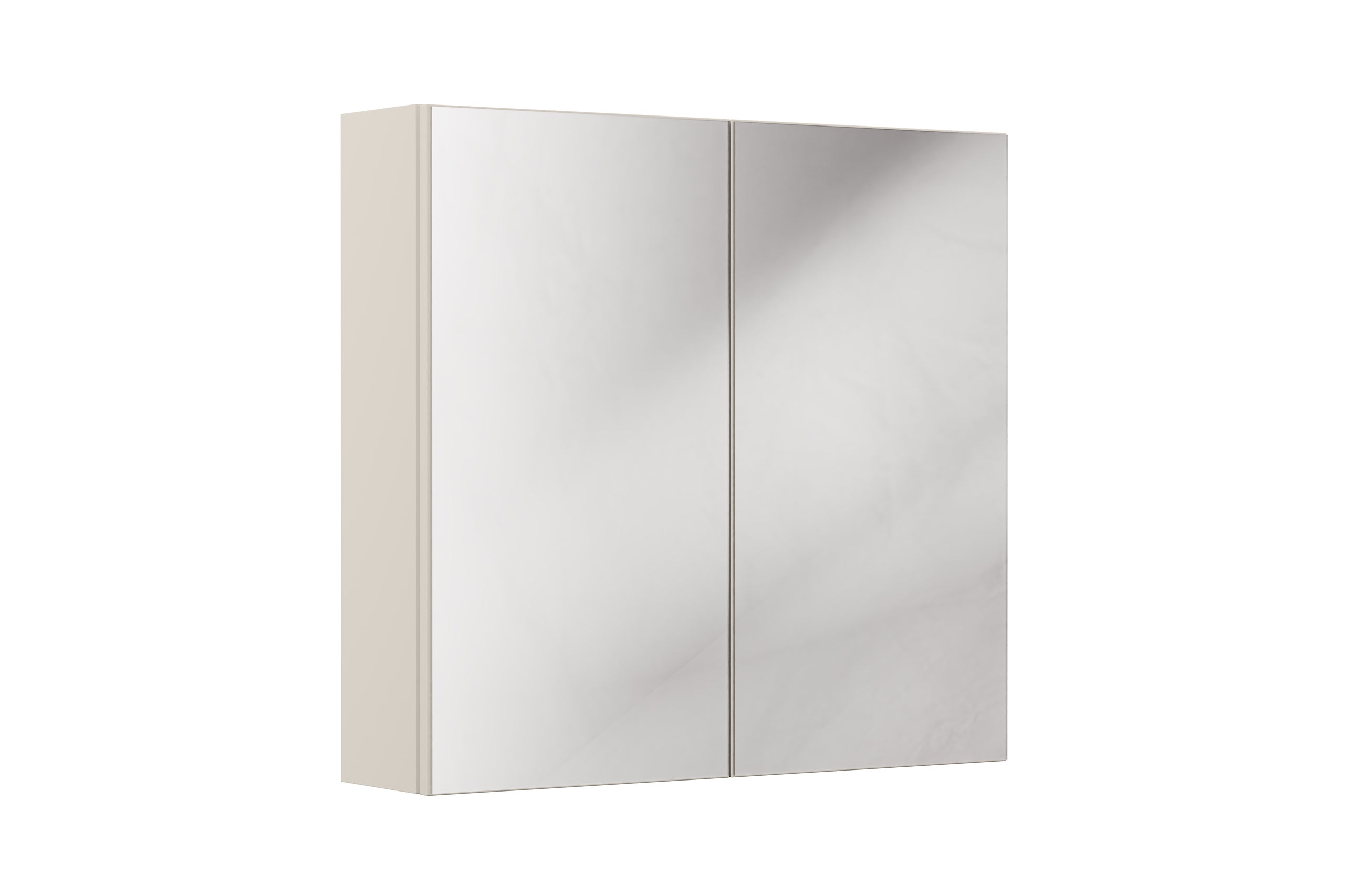 Kaschmir-Spiegelschrank 80 cm, 2 Türen