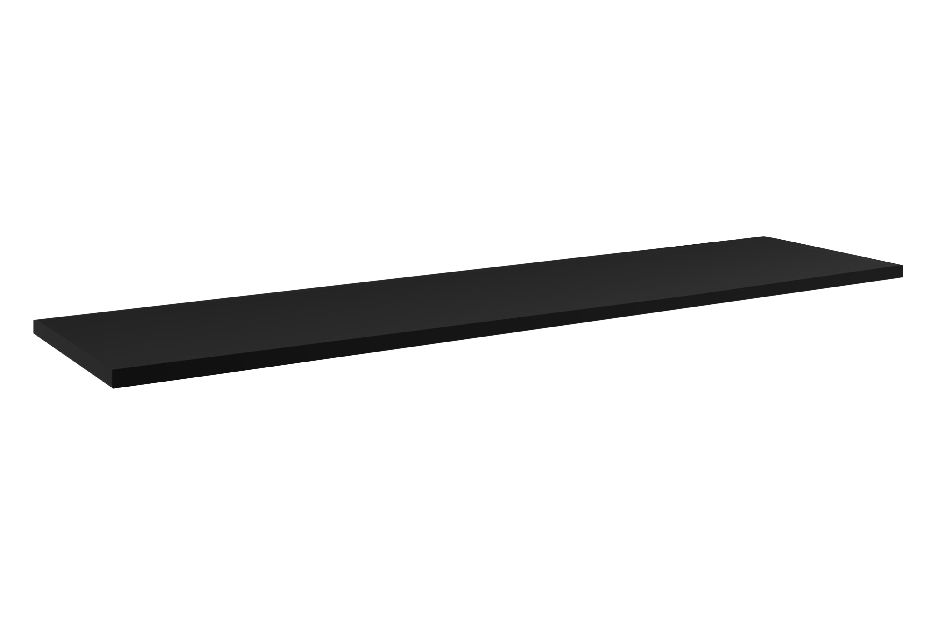 Nova Arbeitsplatte 160 cm Schwarz Matt
