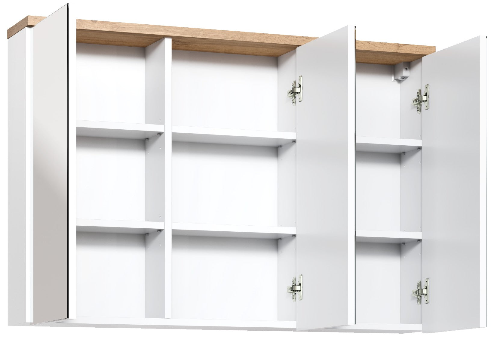 Bali Spiegelschrank 100cm 3 Türen