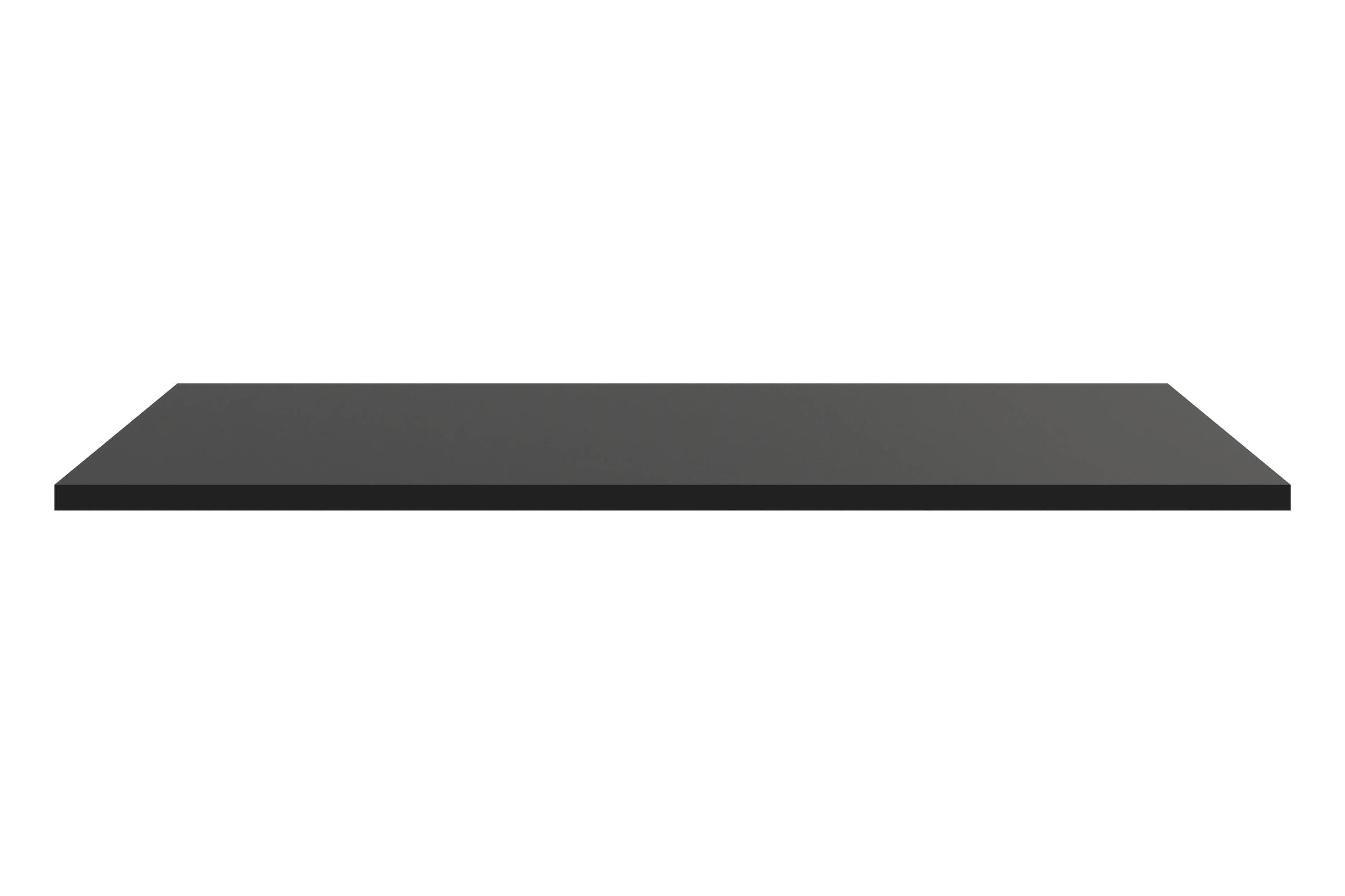 Schwarze Arbeitsplatte 120 cm