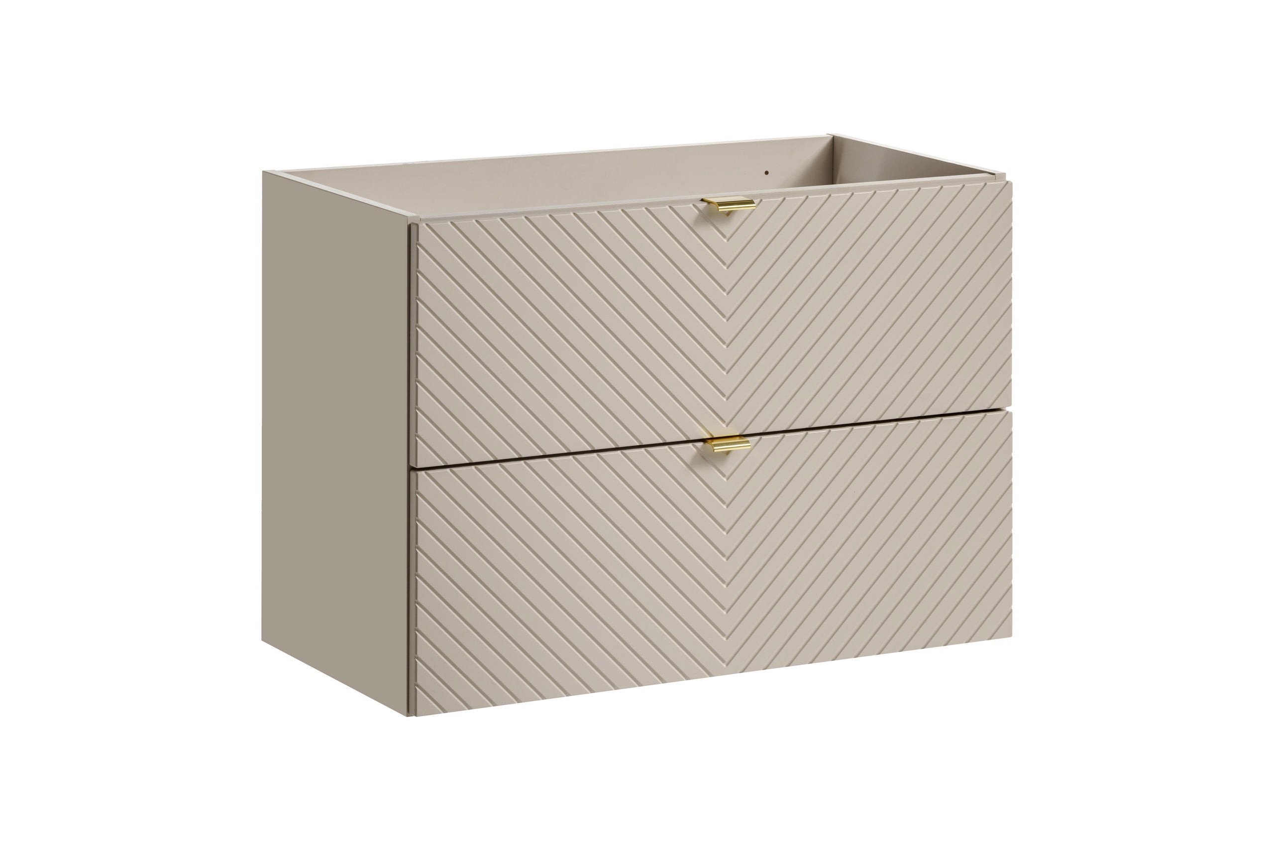 Viva Unterschrank für Waschbecken, 80 cm, 2 Schubladen