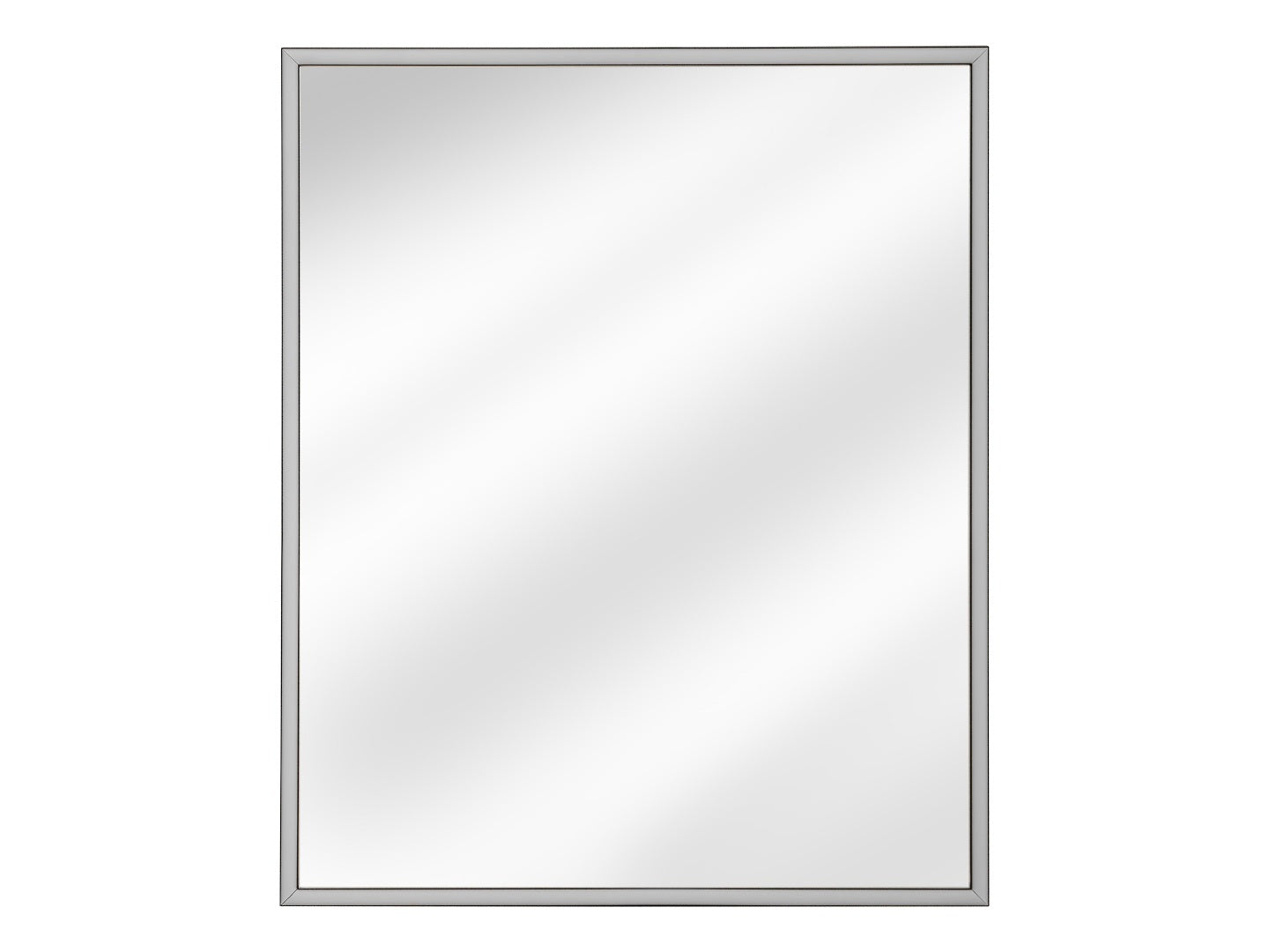 Lustro gerahmter LED-Spiegel Graphit, Spiegel