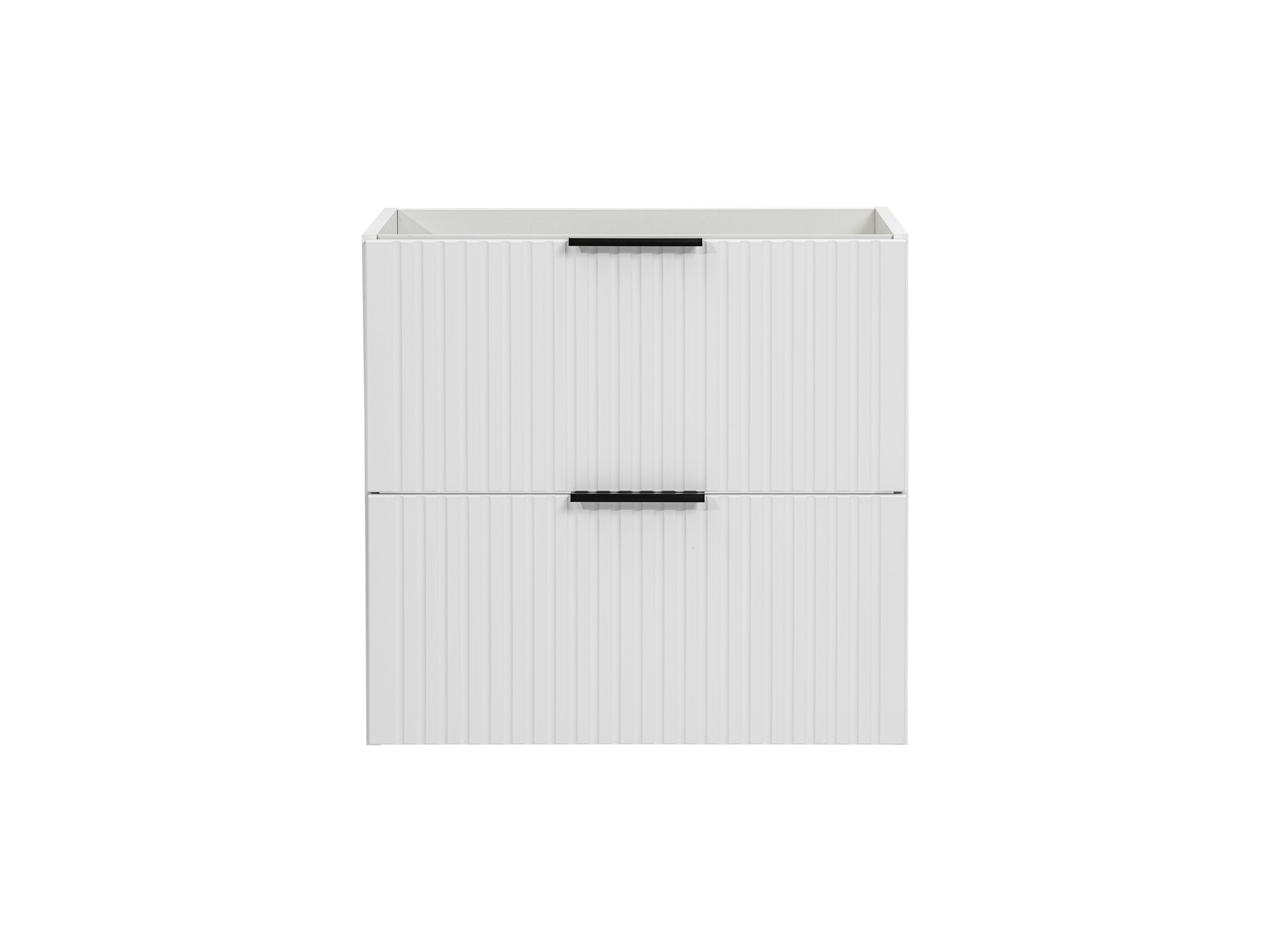 Adel Unterschrank für Waschbecken, 60 cm, 2 Schubladen Weiß Matt