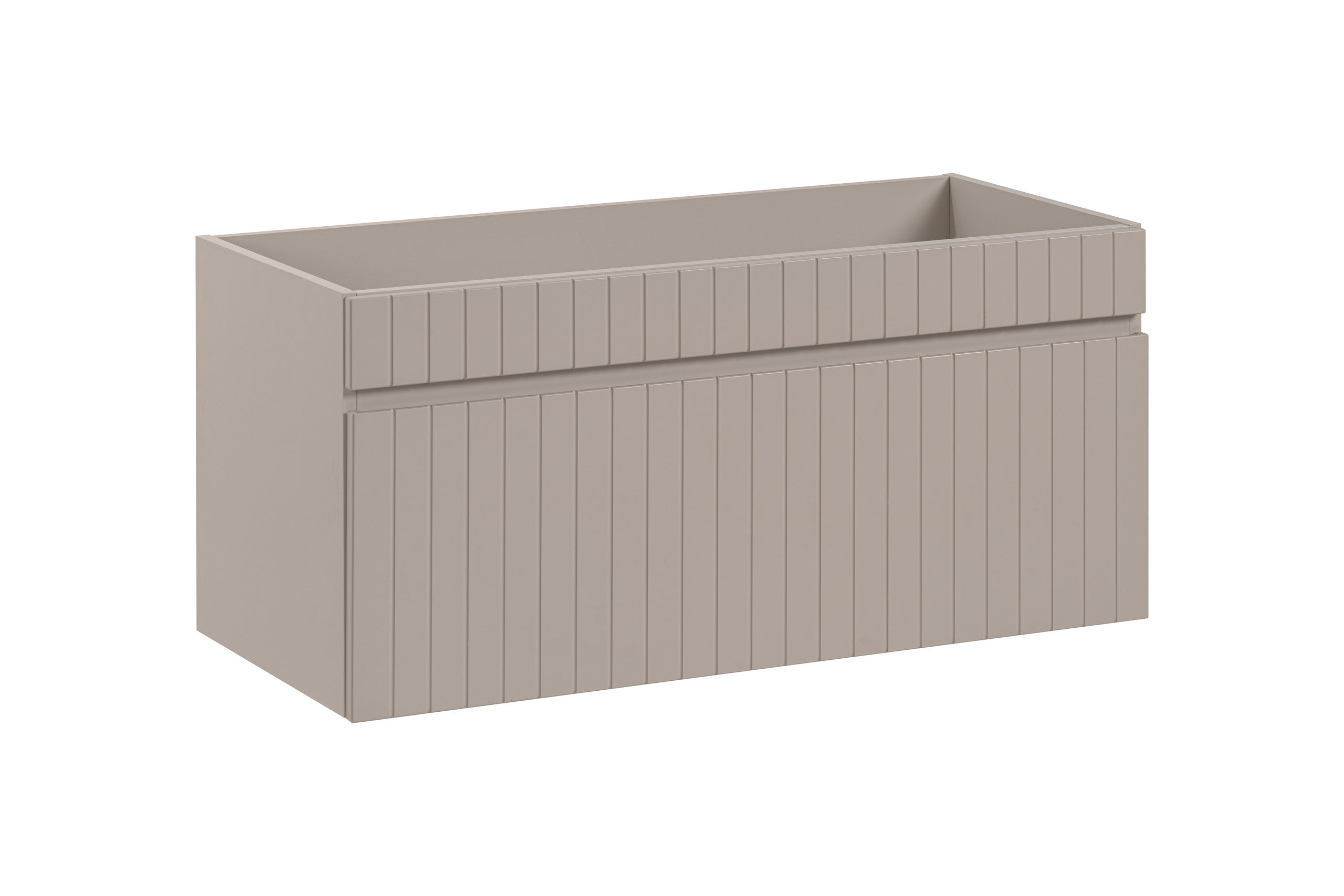 Iconic Waschbeckenunterschrank 100 cm, 1 Schublade Kaschmir Matt