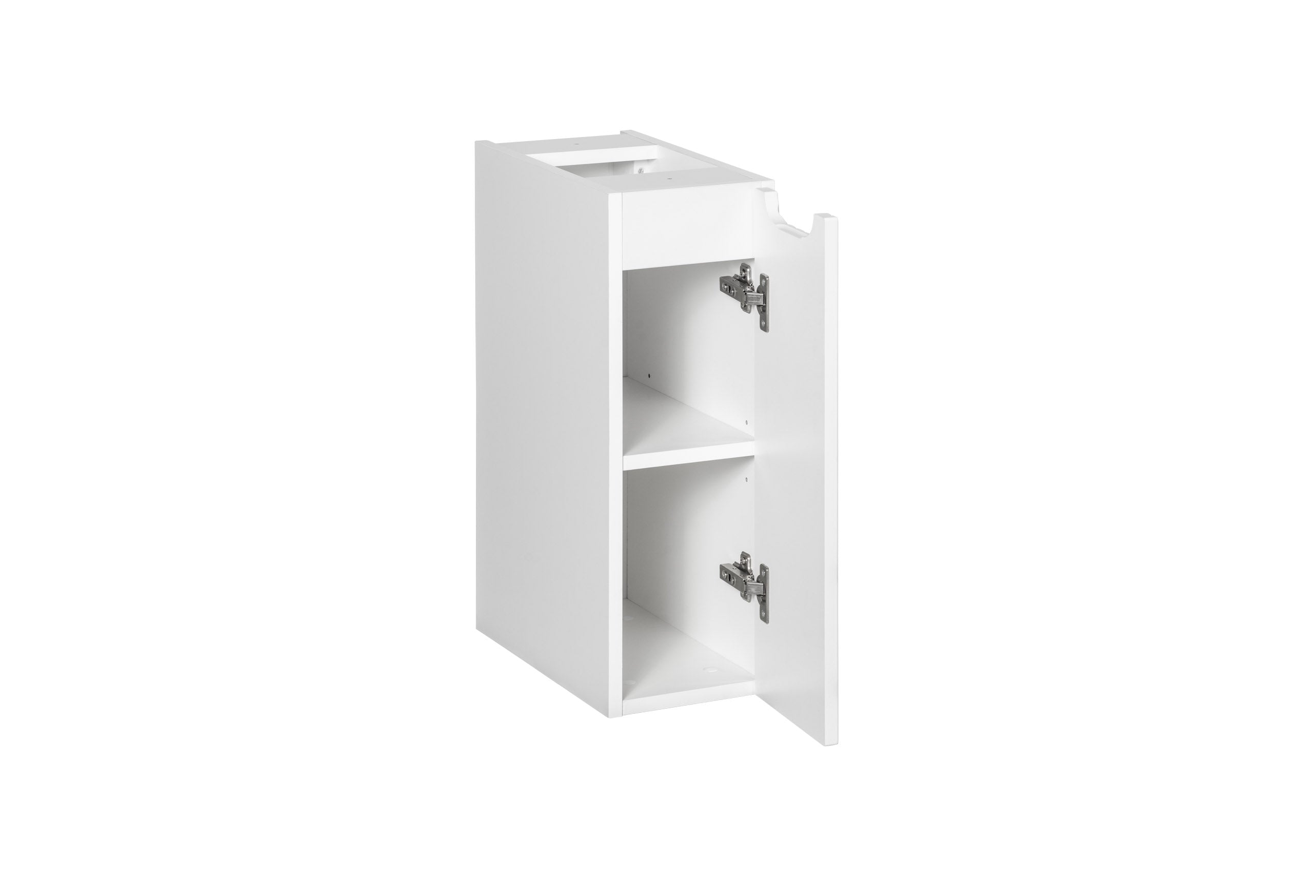 Nova Seitenschrank 20 cm 1 Tür Weiß Matt