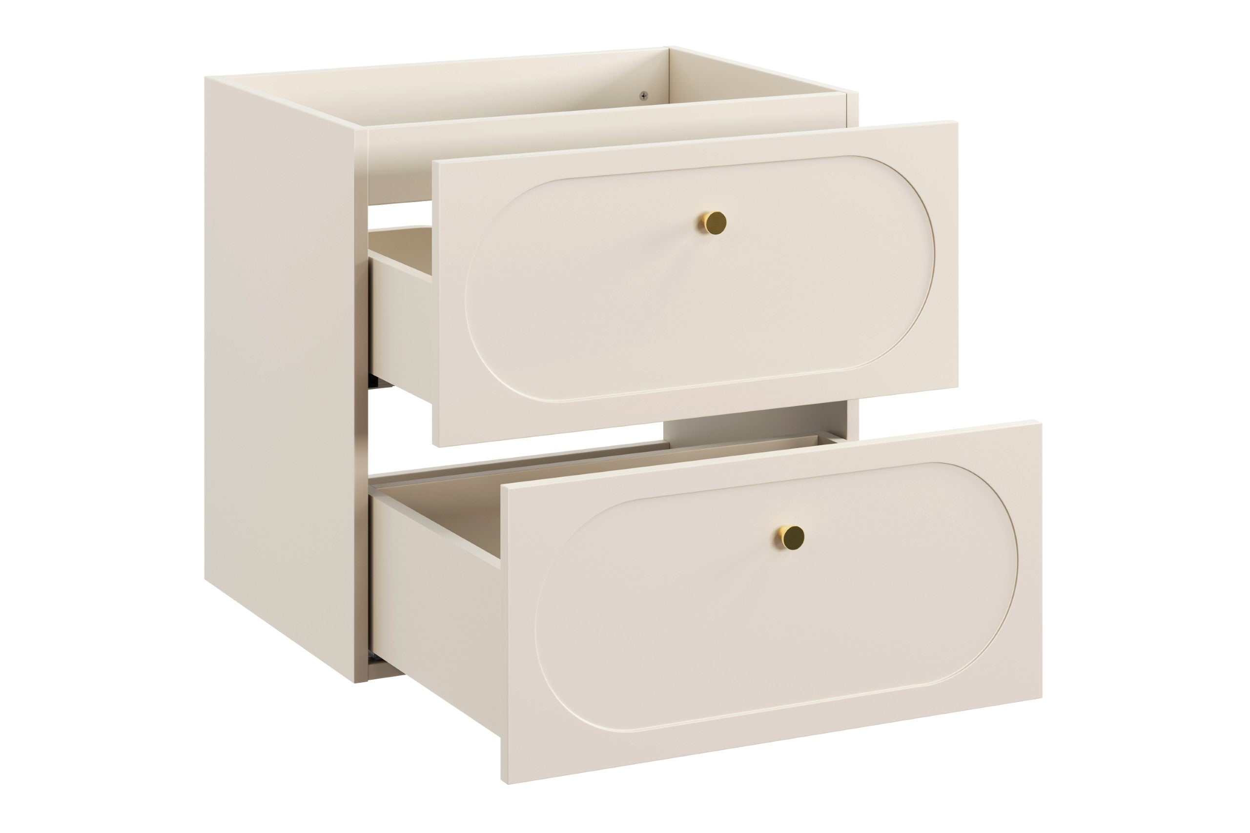 Donna Unterschrank für Waschbecken, 60 cm, 2 Schubladen